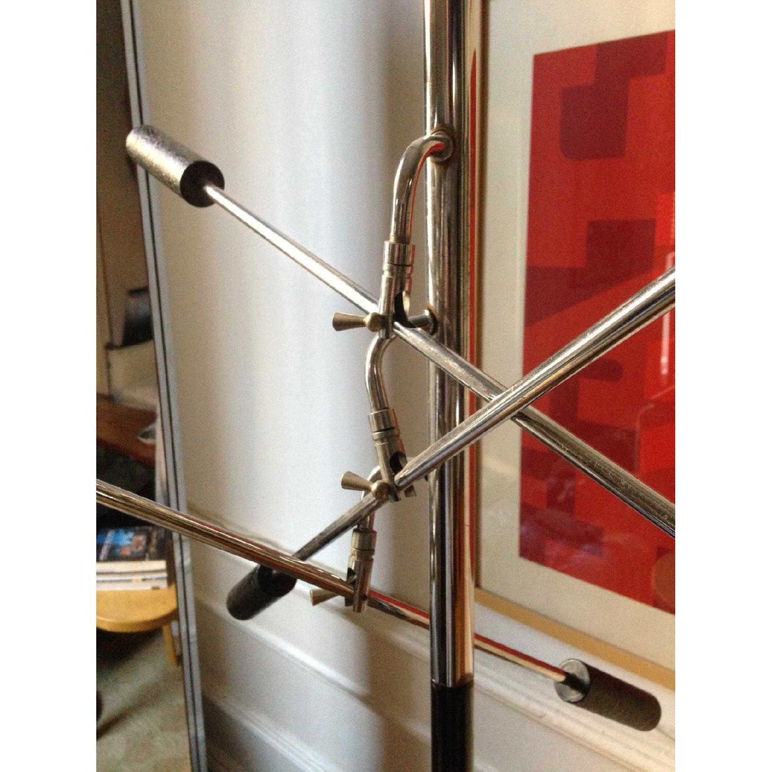 Lightolier 3-Arm Chrome Ball Floor Lamp - image-2