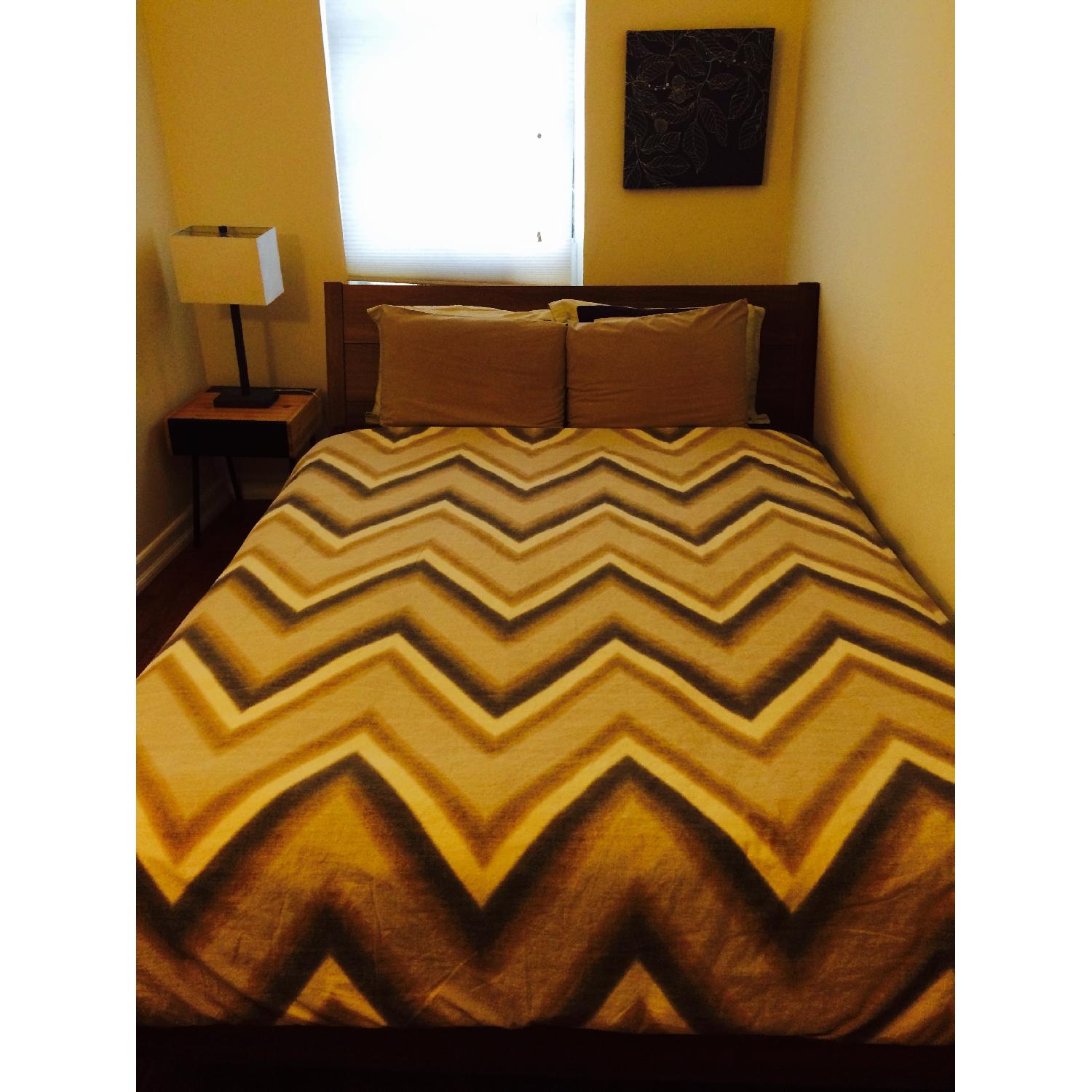 Ikea Nyvoll Queen Size Bed - image-1