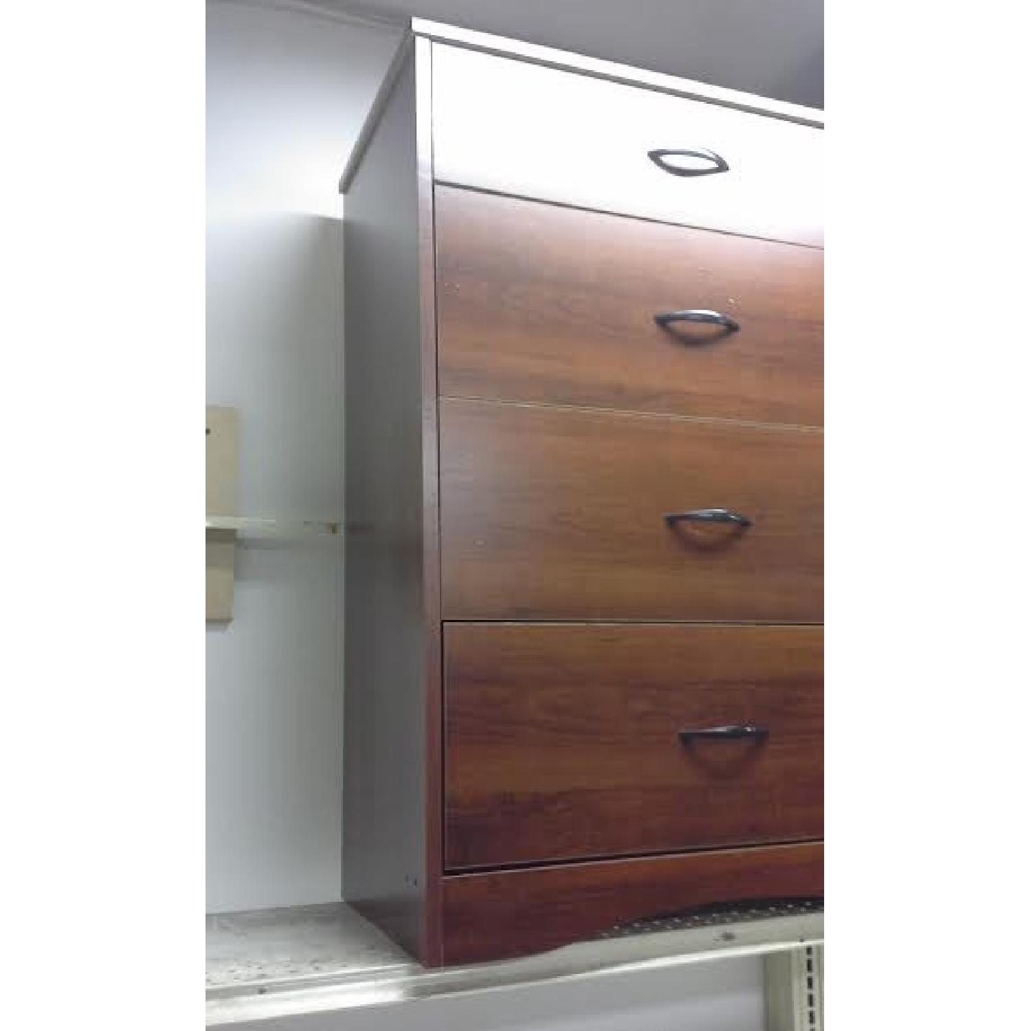 Sauder Cherry Finish 4 Drawer Chest - image-2
