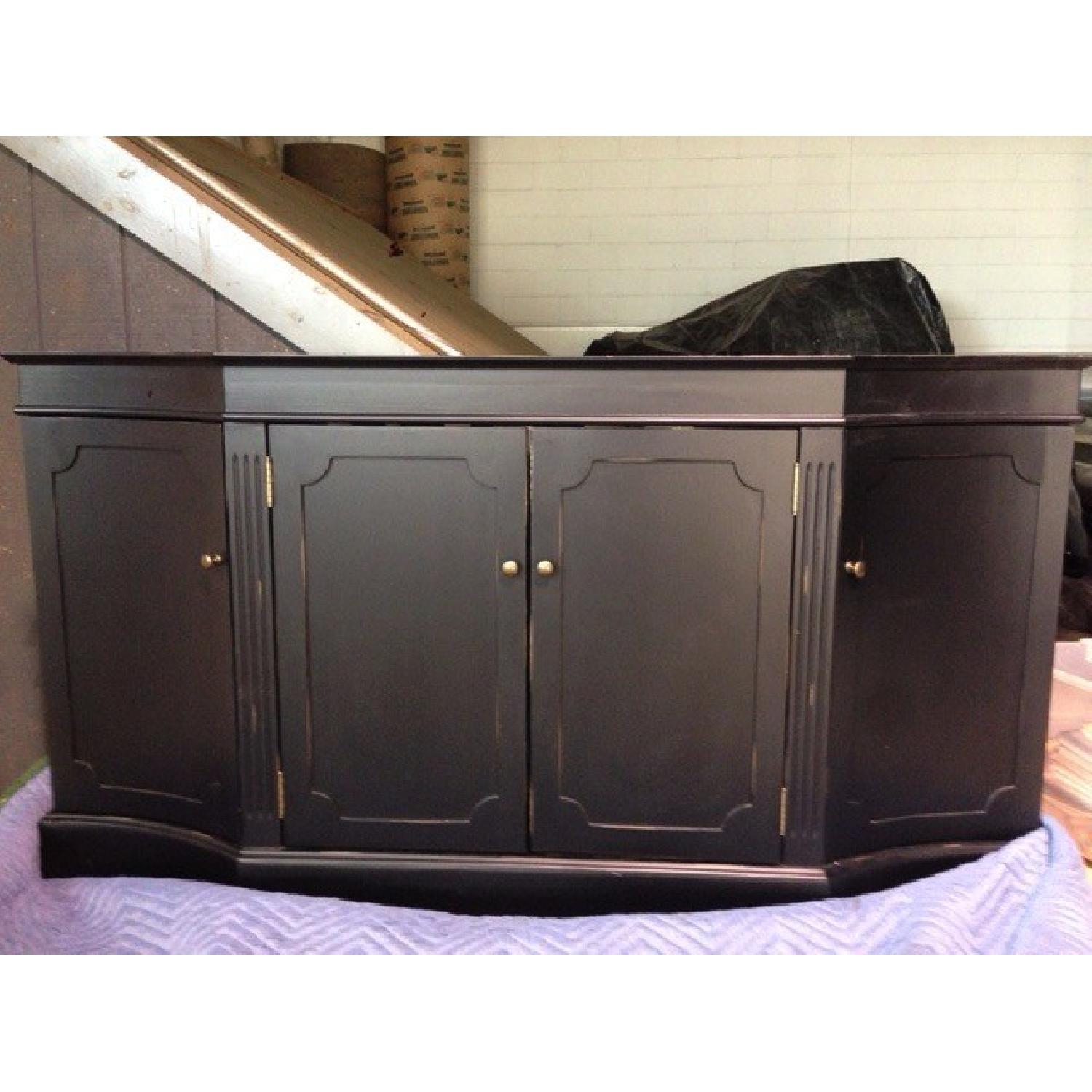 Ballard Designs Black Wood Console - image-2