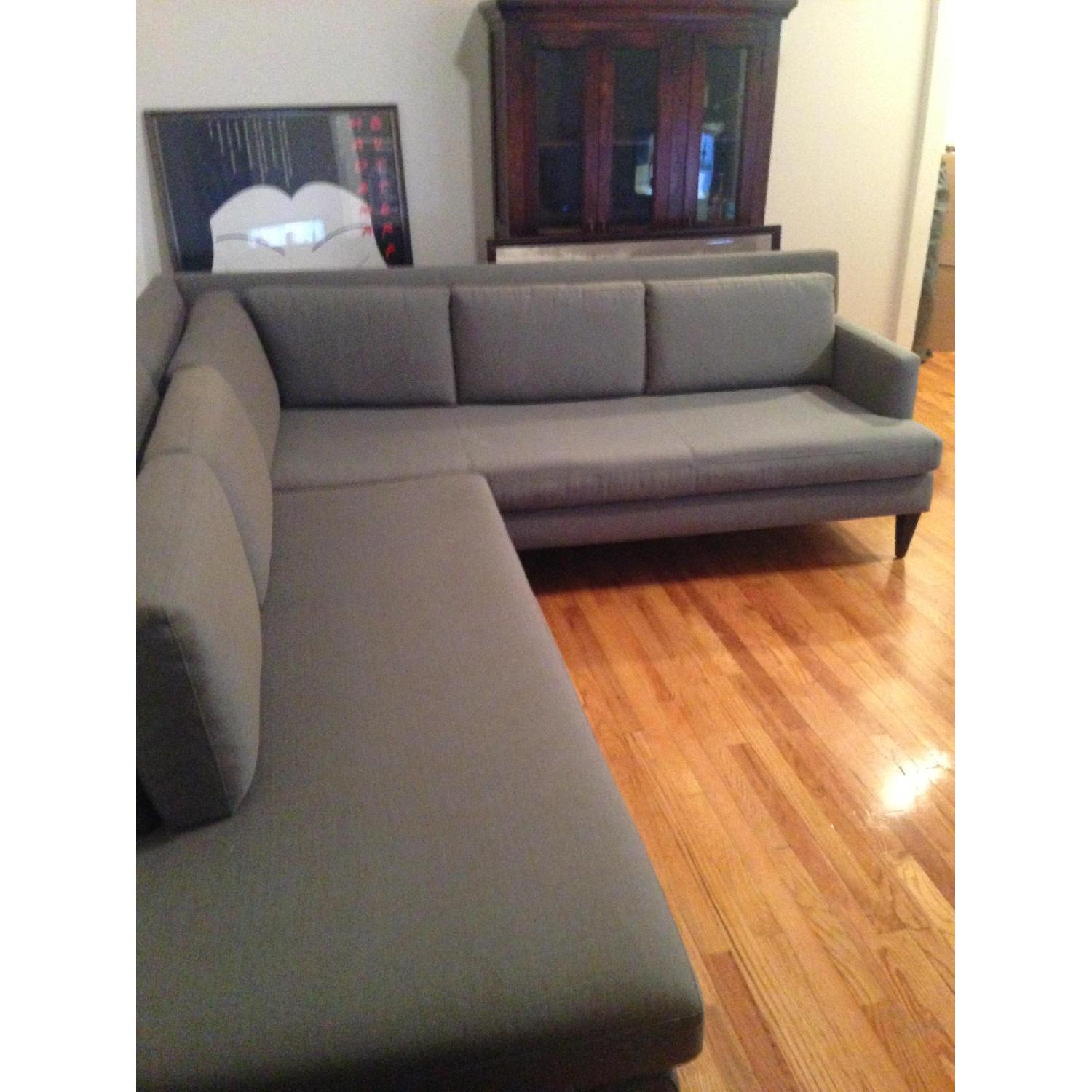 Crate & Barrel Sidecar Sectional Sofa/Couch - image-1