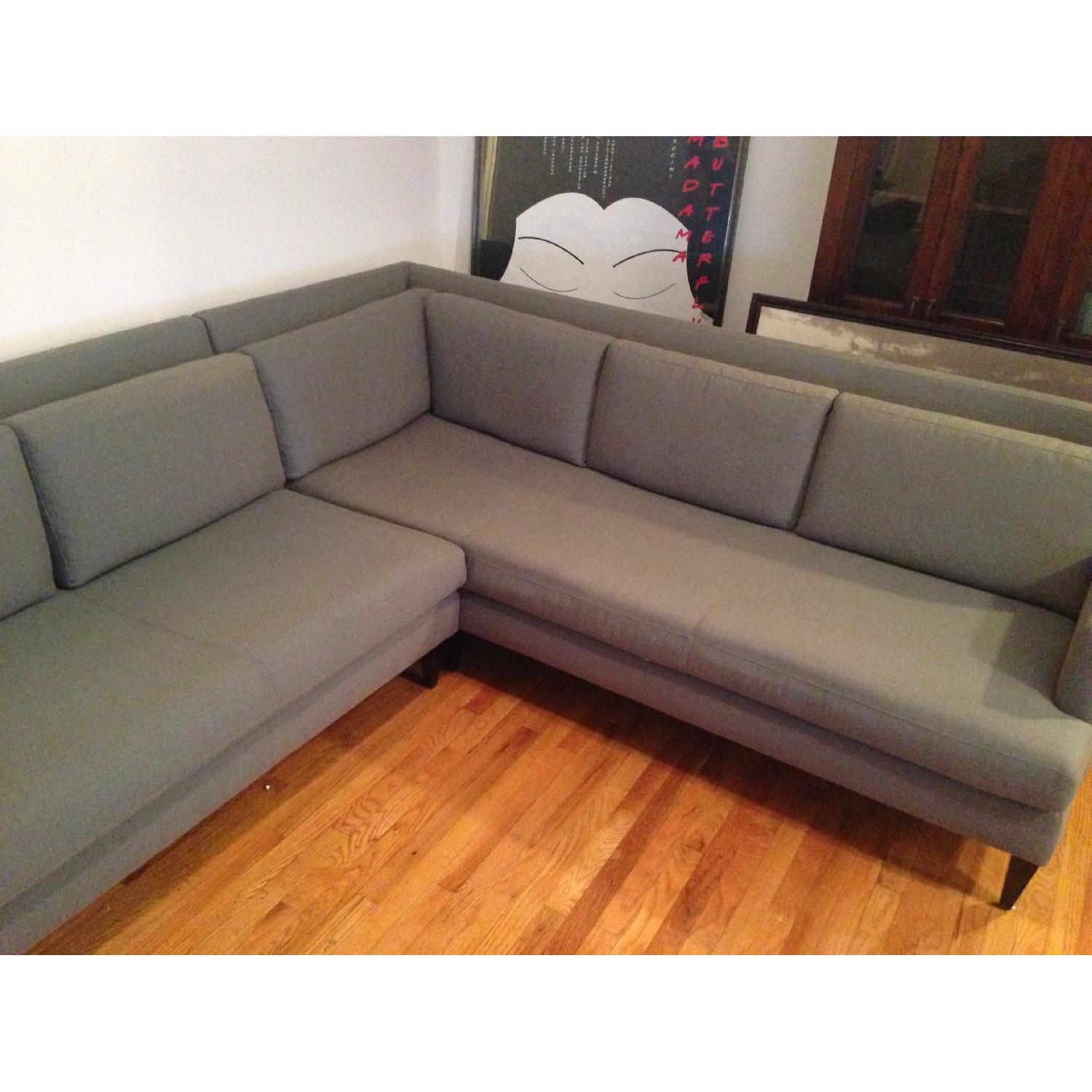 Crate & Barrel Sidecar Sectional Sofa/Couch - image-2