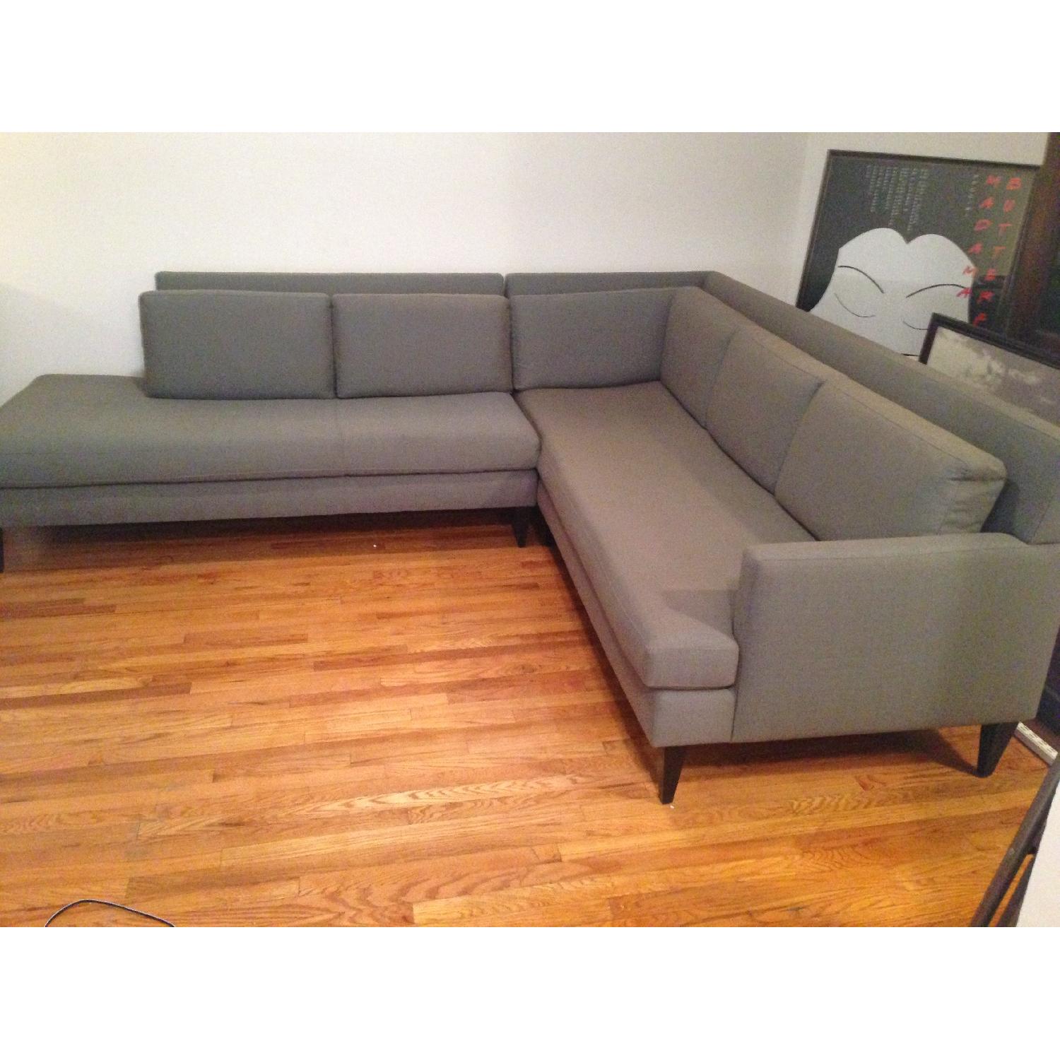 Crate & Barrel Sidecar Sectional Sofa/Couch - image-3