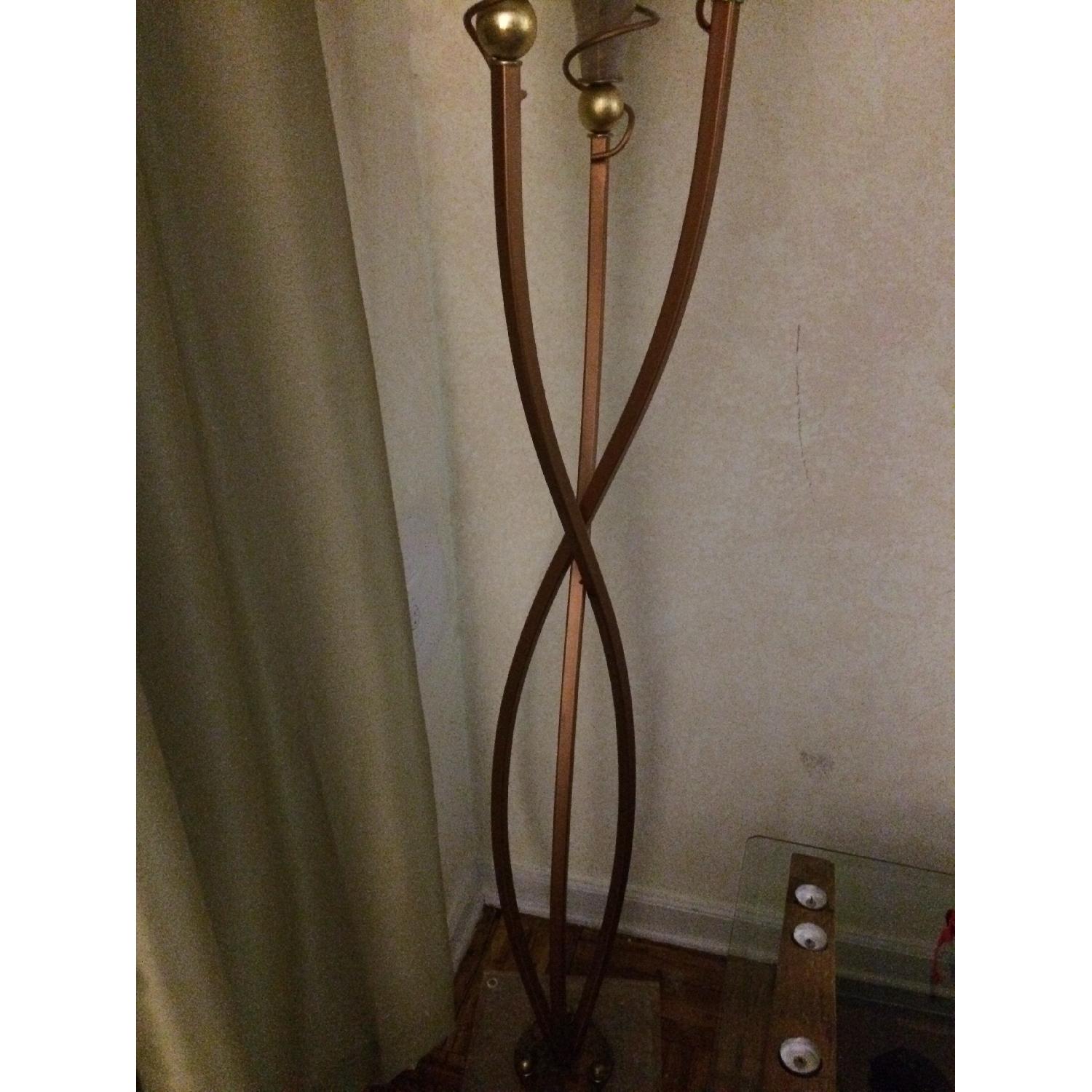 Gold Floor Lamp - image-2