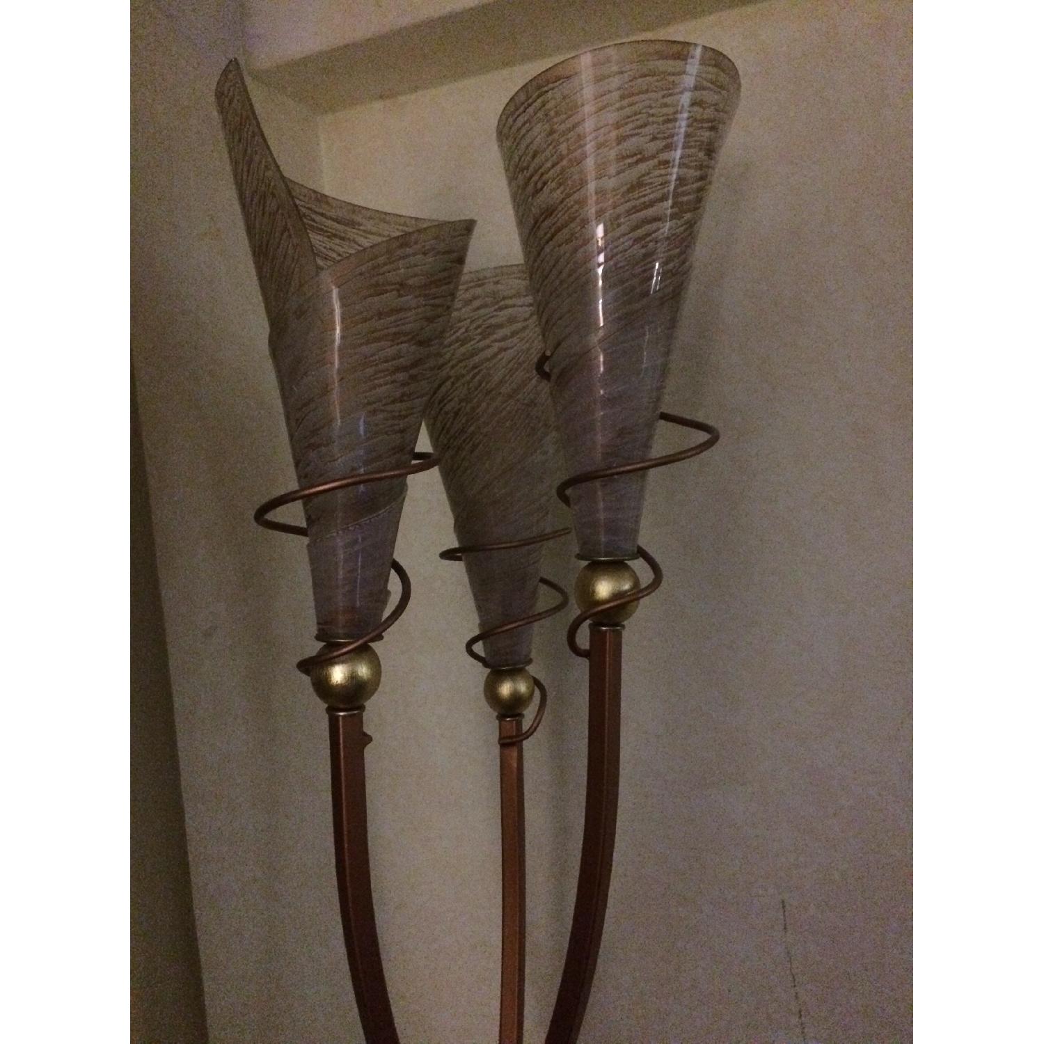 Gold Floor Lamp - image-4