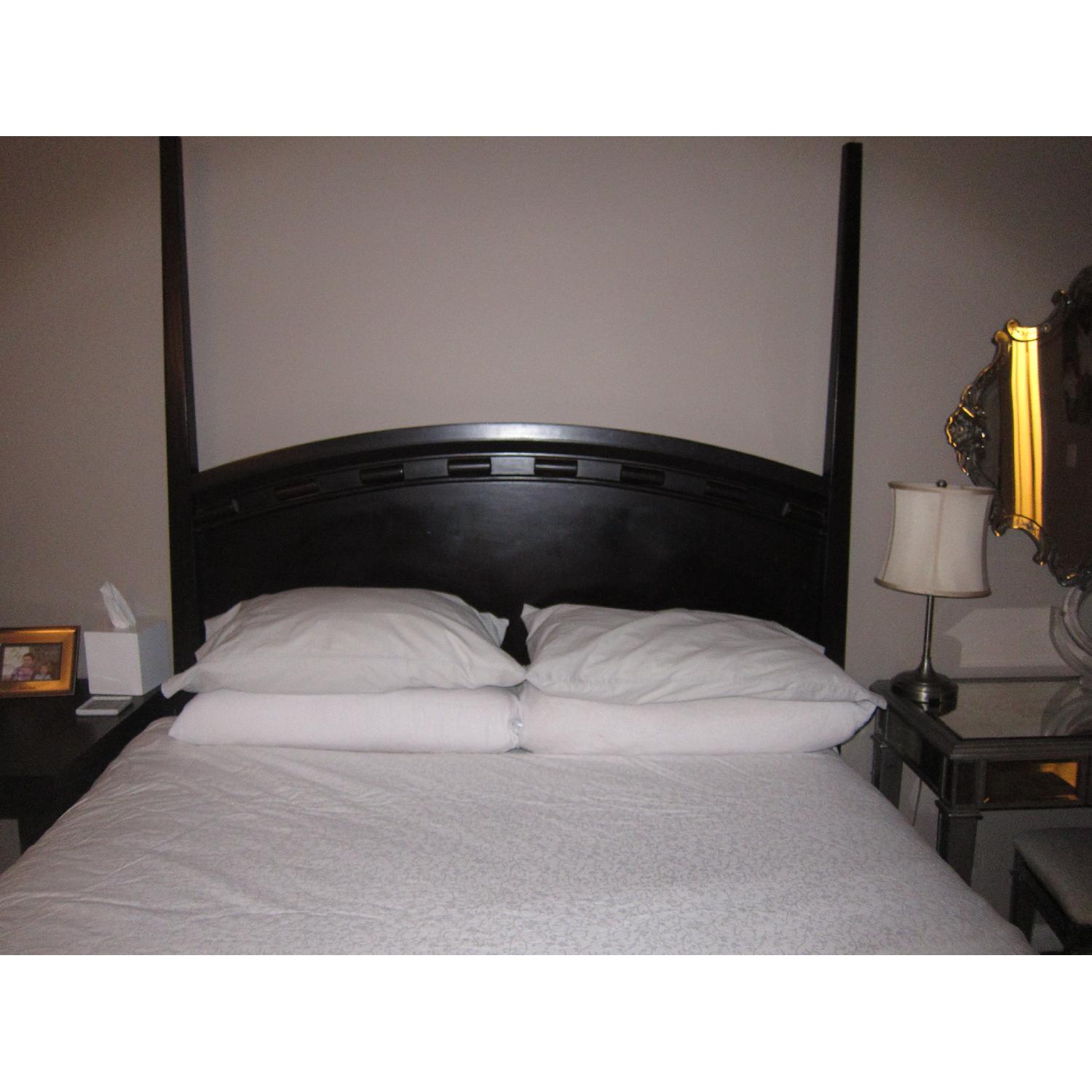 Raymour & Flanigan Four Poster Queen Bed - image-2