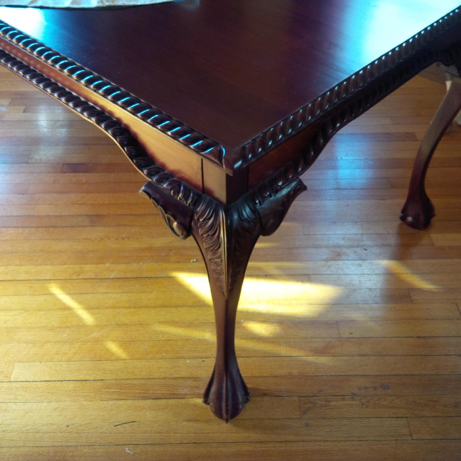 Handmade Indonesian Mahogany 9 Piece Dining Set - image-4