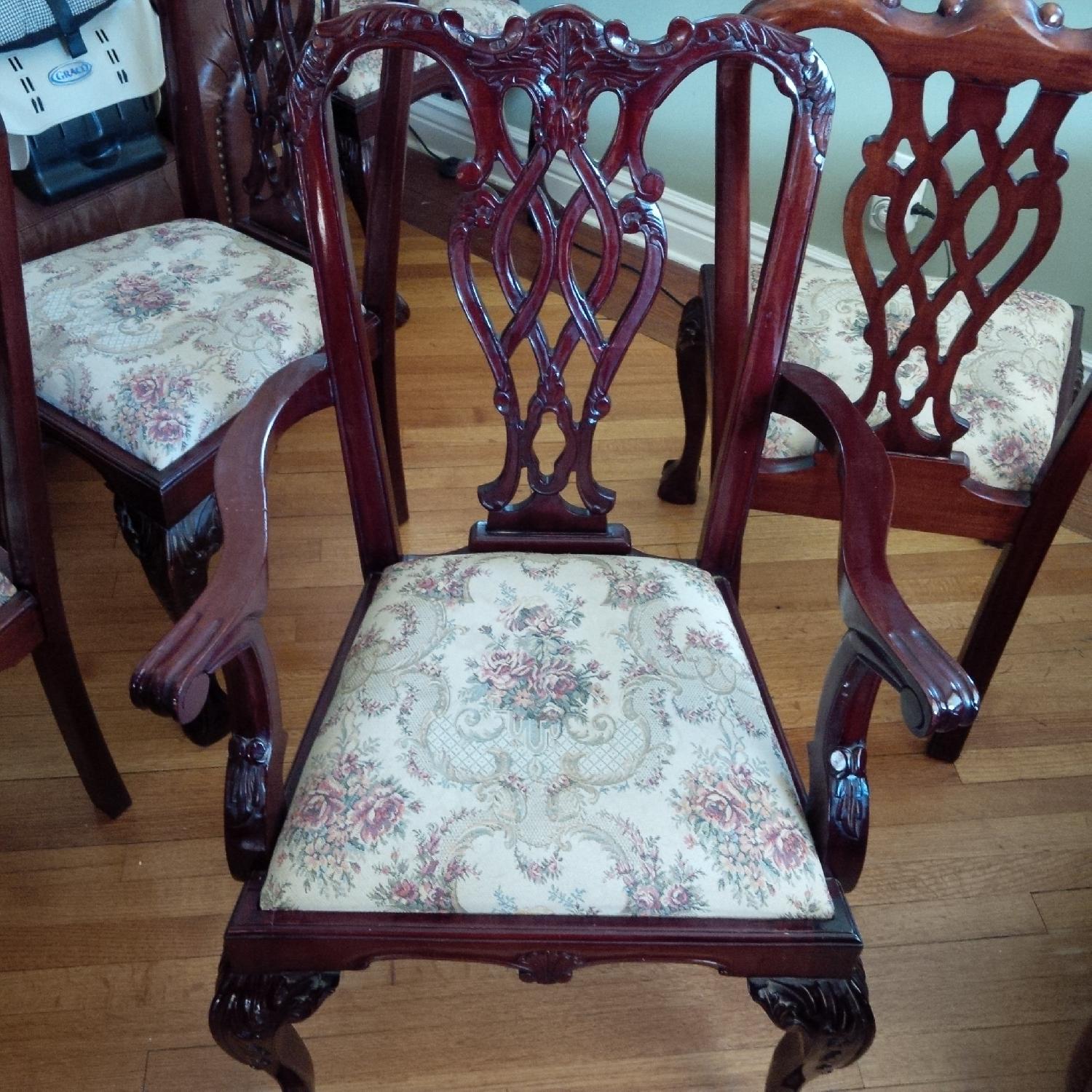 Handmade Indonesian Mahogany 9 Piece Dining Set - image-5