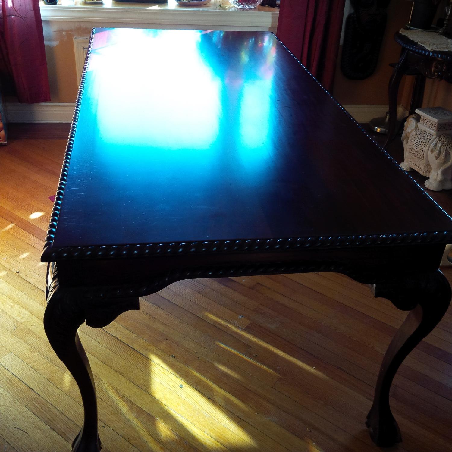 Handmade Indonesian Mahogany 9 Piece Dining Set - image-7