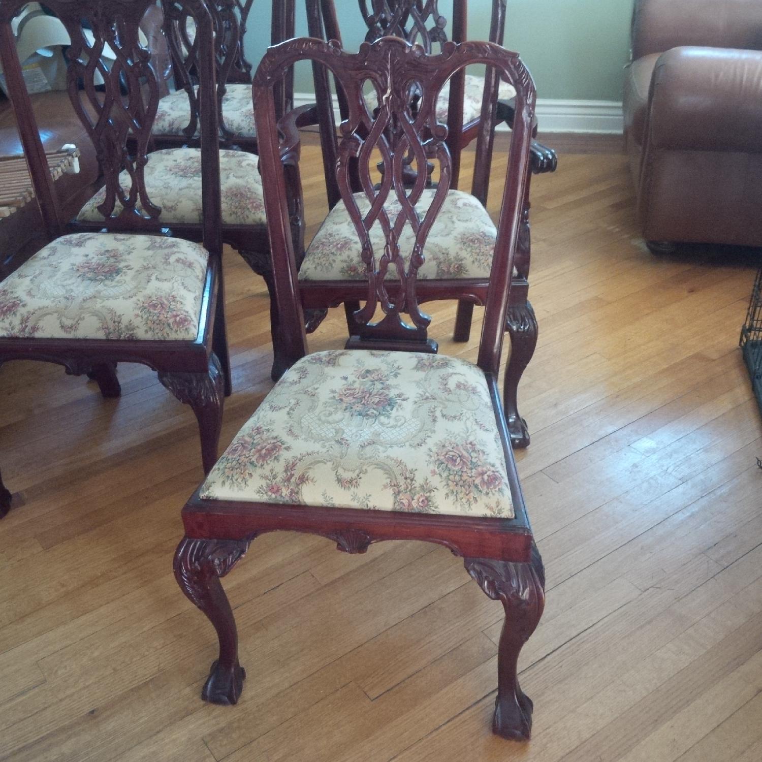 Handmade Indonesian Mahogany 9 Piece Dining Set - image-8