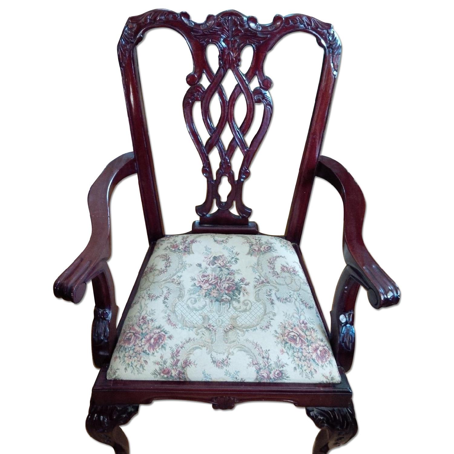 Handmade Indonesian Mahogany 9 Piece Dining Set - image-11