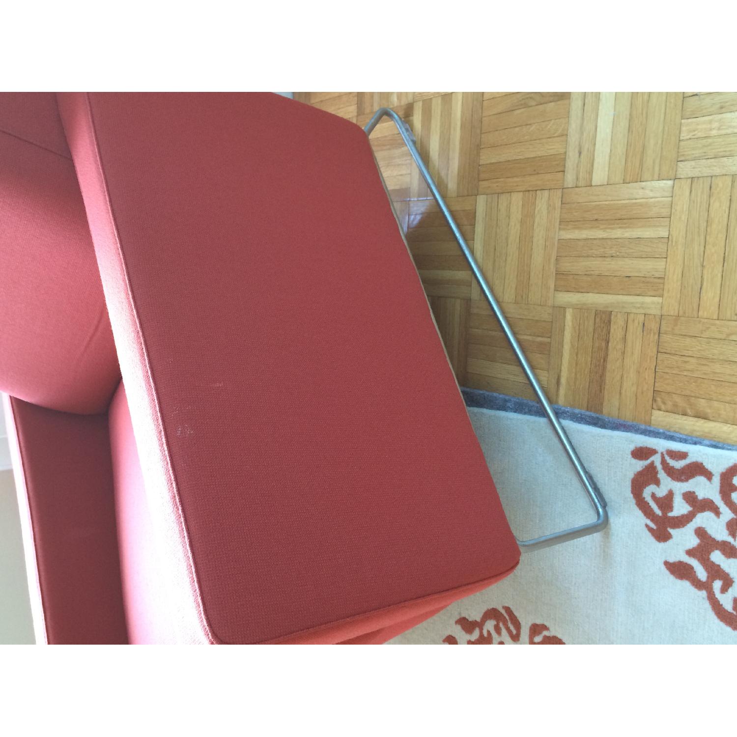 Design Within Reach Orange Recliner Armchair - image-3