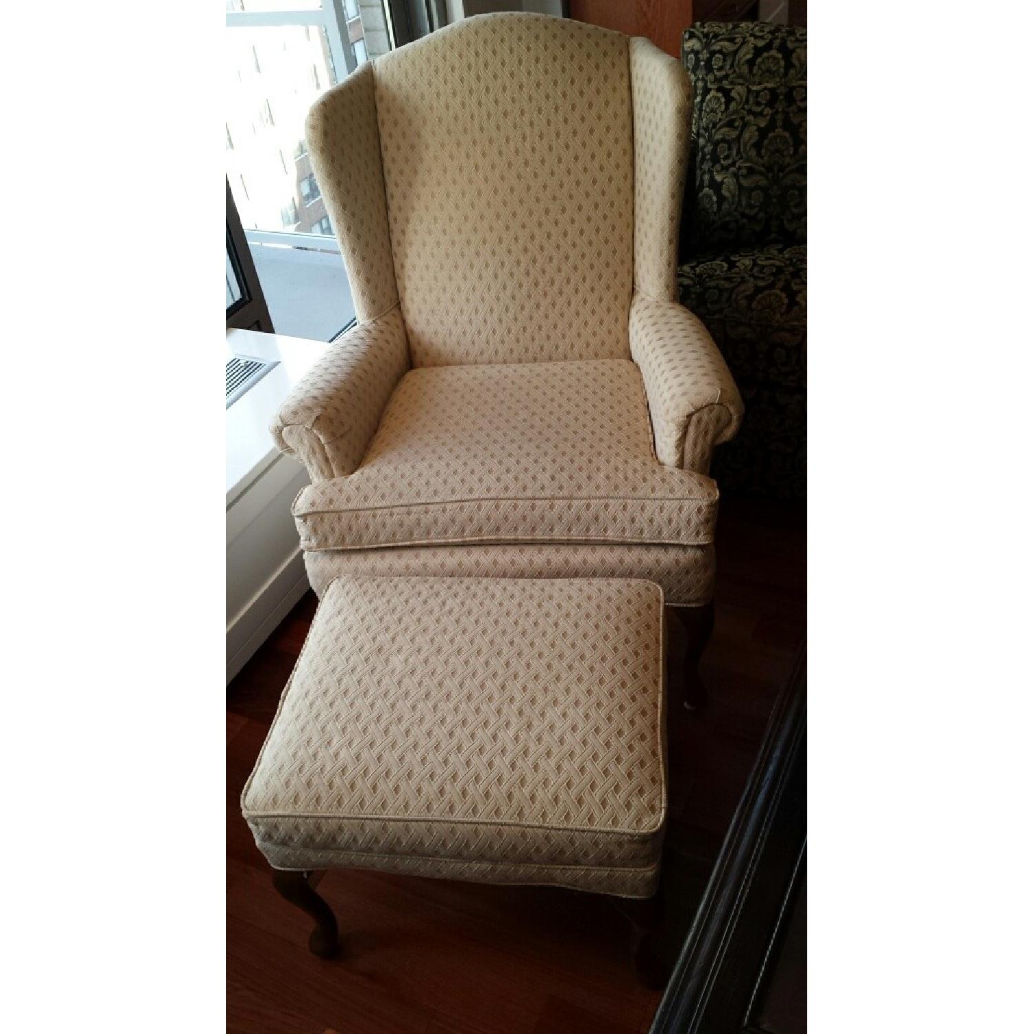 Arm Chair and Ottoman Set - image-1