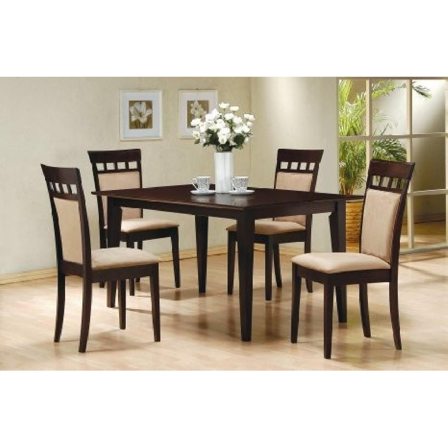 Coaster Fine 5-Piece Dining Set in Rich Cappuccino - image-1