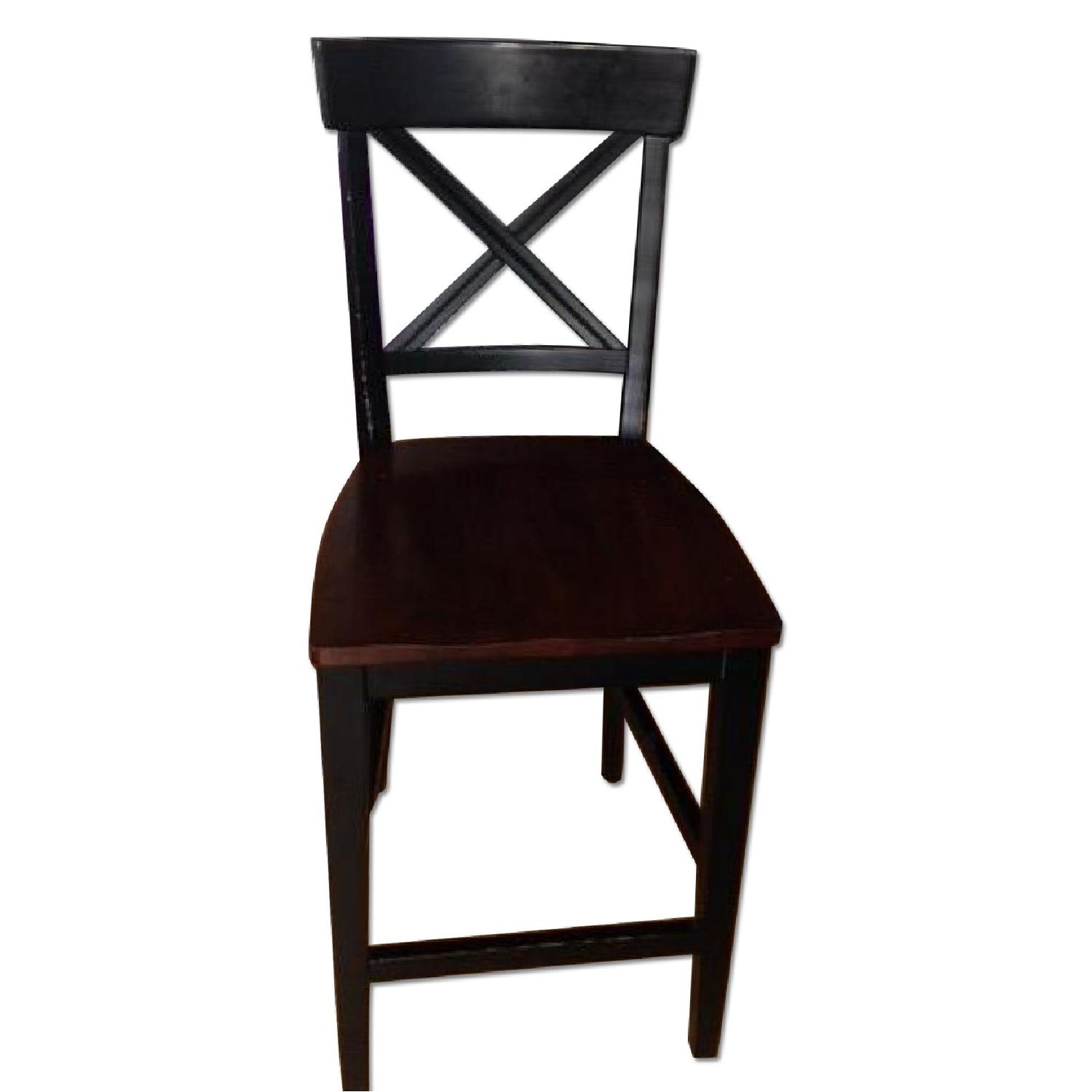 High Top Wood Table w/ 4 Chairs AptDeco