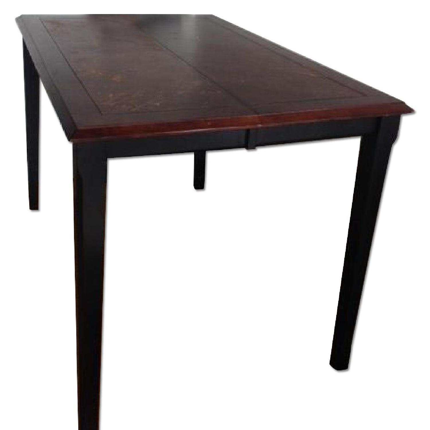 High Top Wood Table w/ 4 Chairs AptDeco