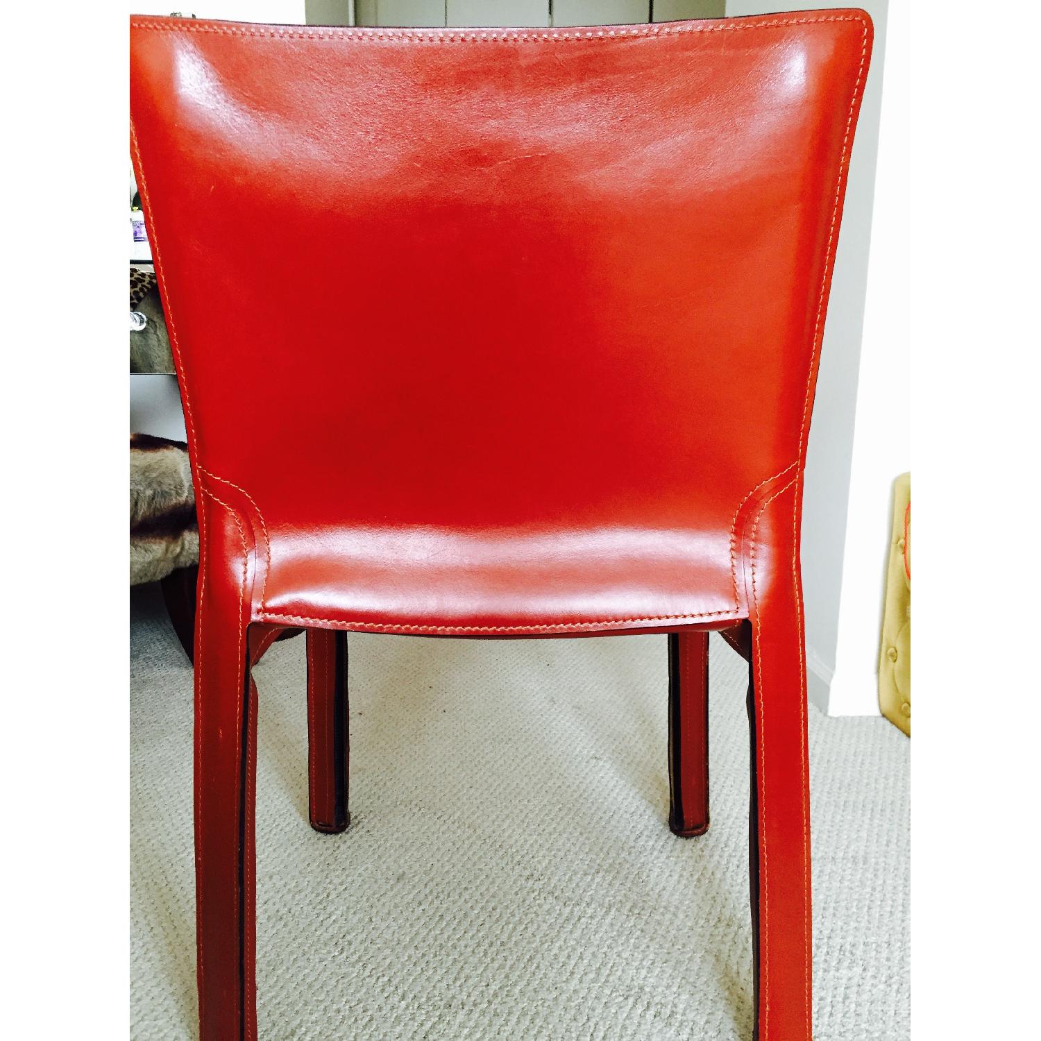 Cassina Leather Stiches Chair - image-4