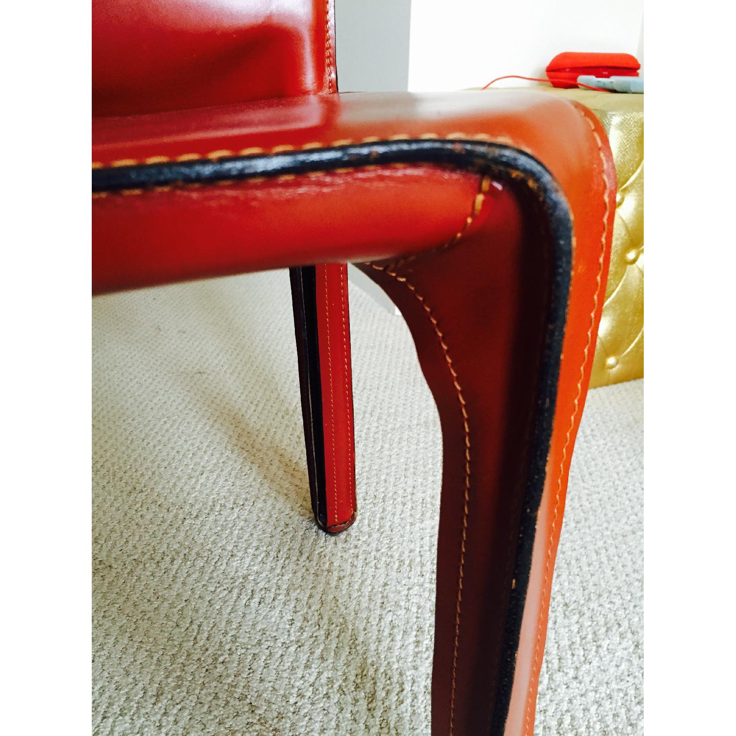 Cassina Leather Stiches Chair - image-6