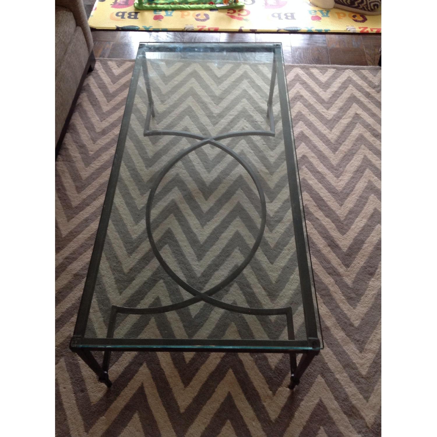 Bernhardt Interiors Palmer Metal Coffee Table - image-1