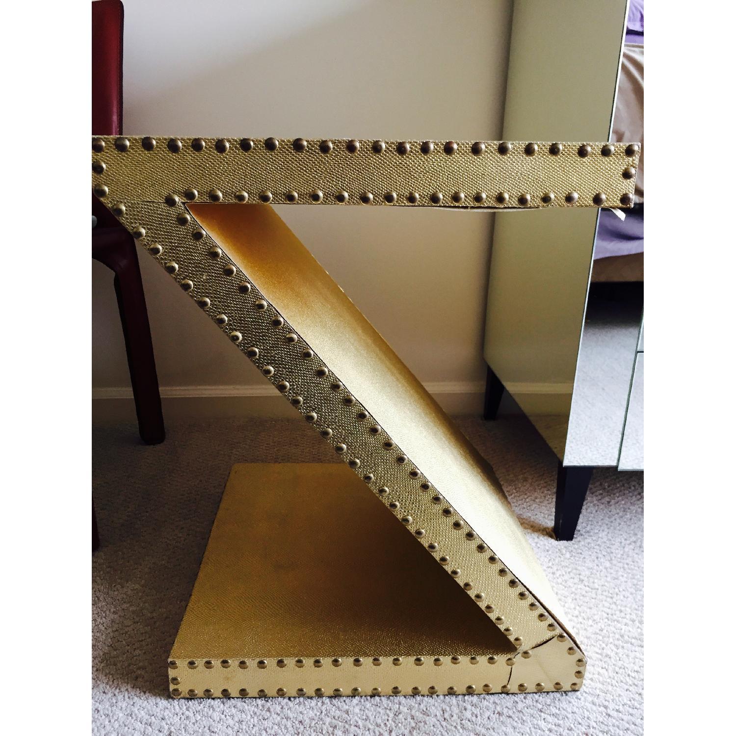 Harrods Gold Studded Table - image-2