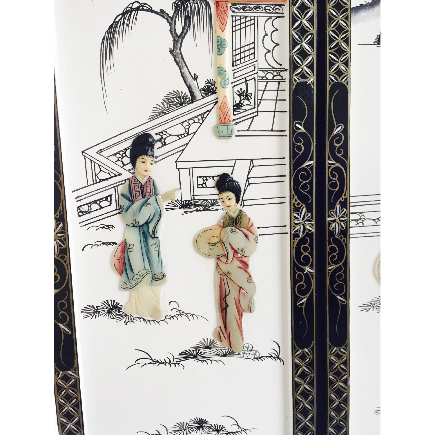 Harrods Chinese Mother of Pearl Wall Art - image-1