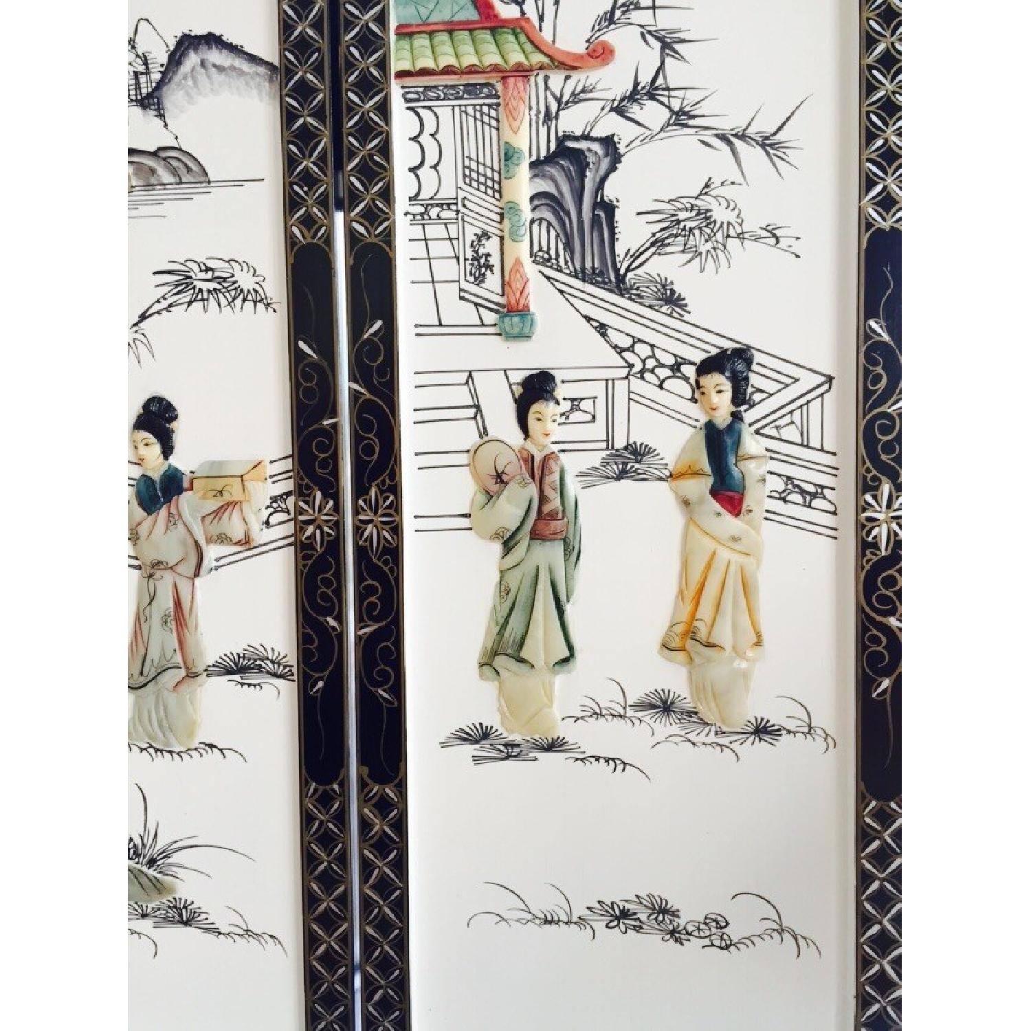 Harrods Chinese Mother of Pearl Wall Art - image-5
