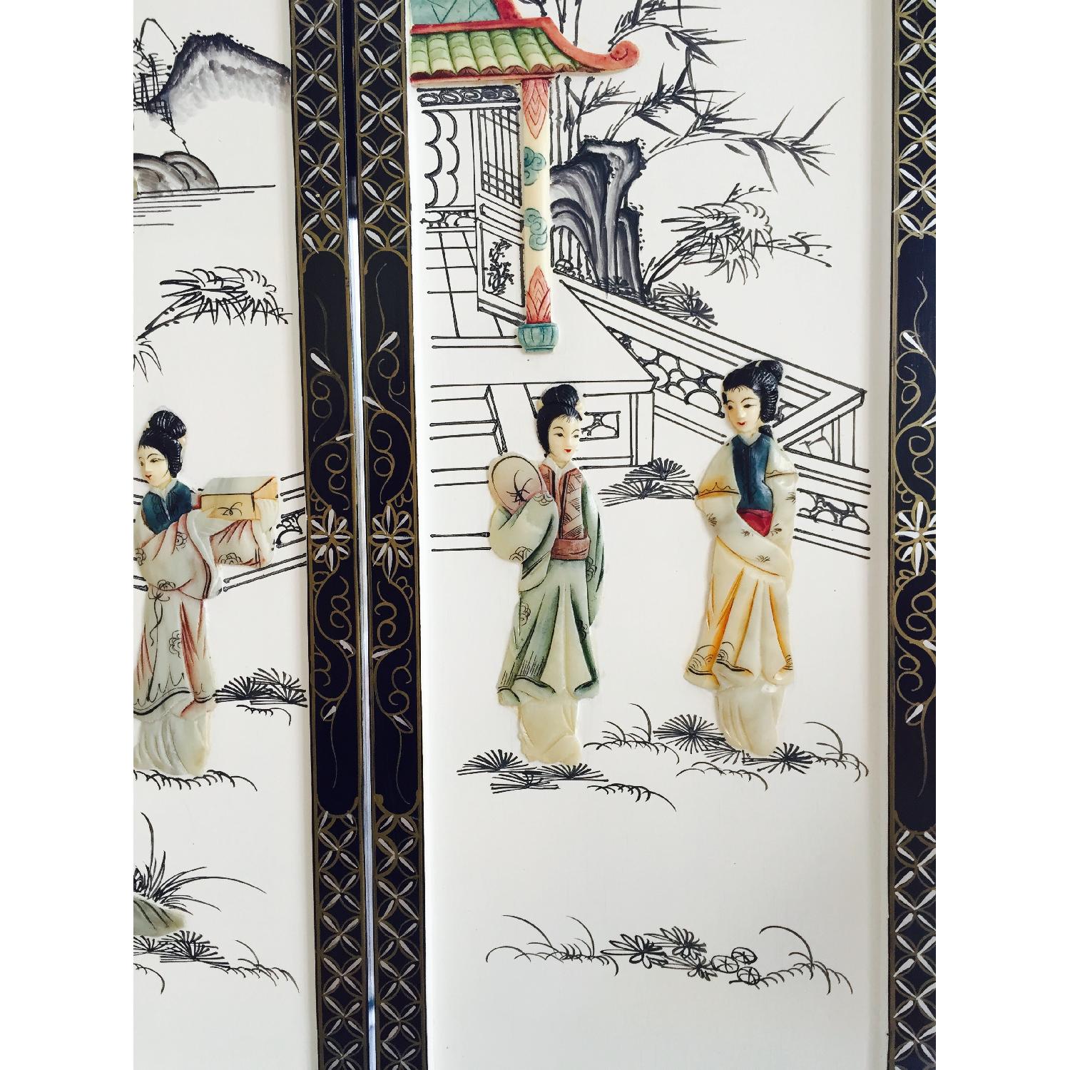 Harrods Chinese Mother of Pearl Wall Art - image-6