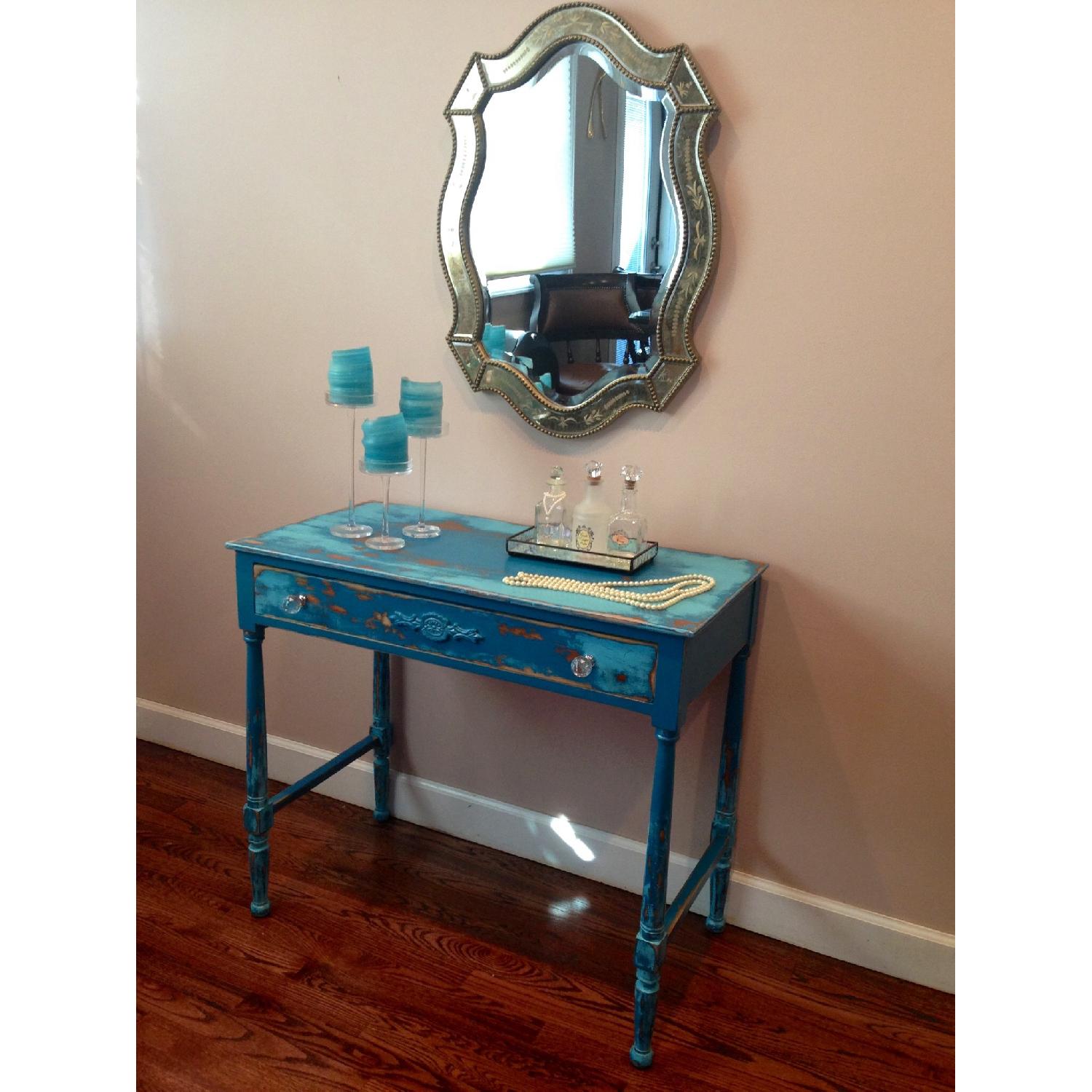 Refinished Distressed Side Table - Thumbnail 5