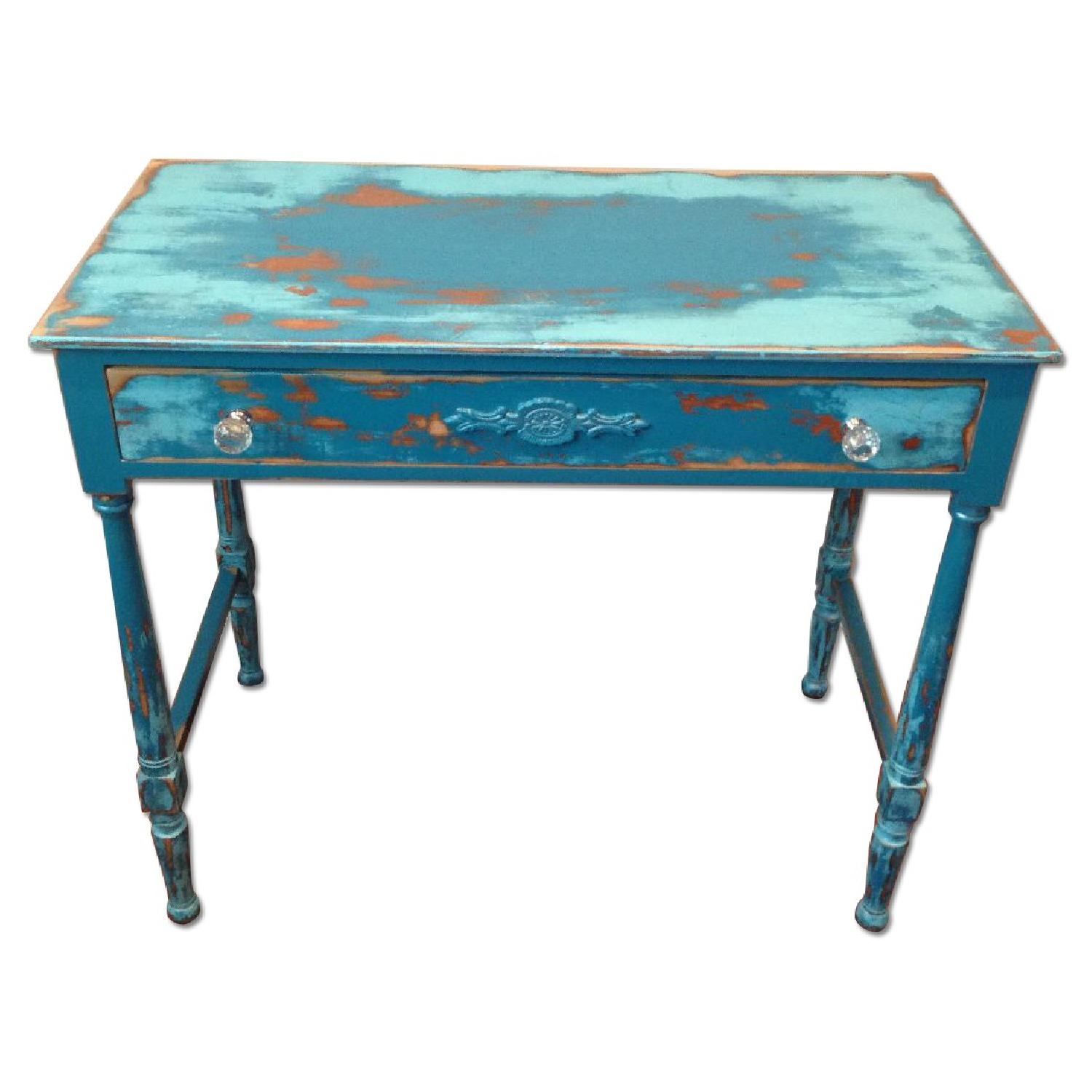 Refinished Distressed Side Table - Thumbnail 2