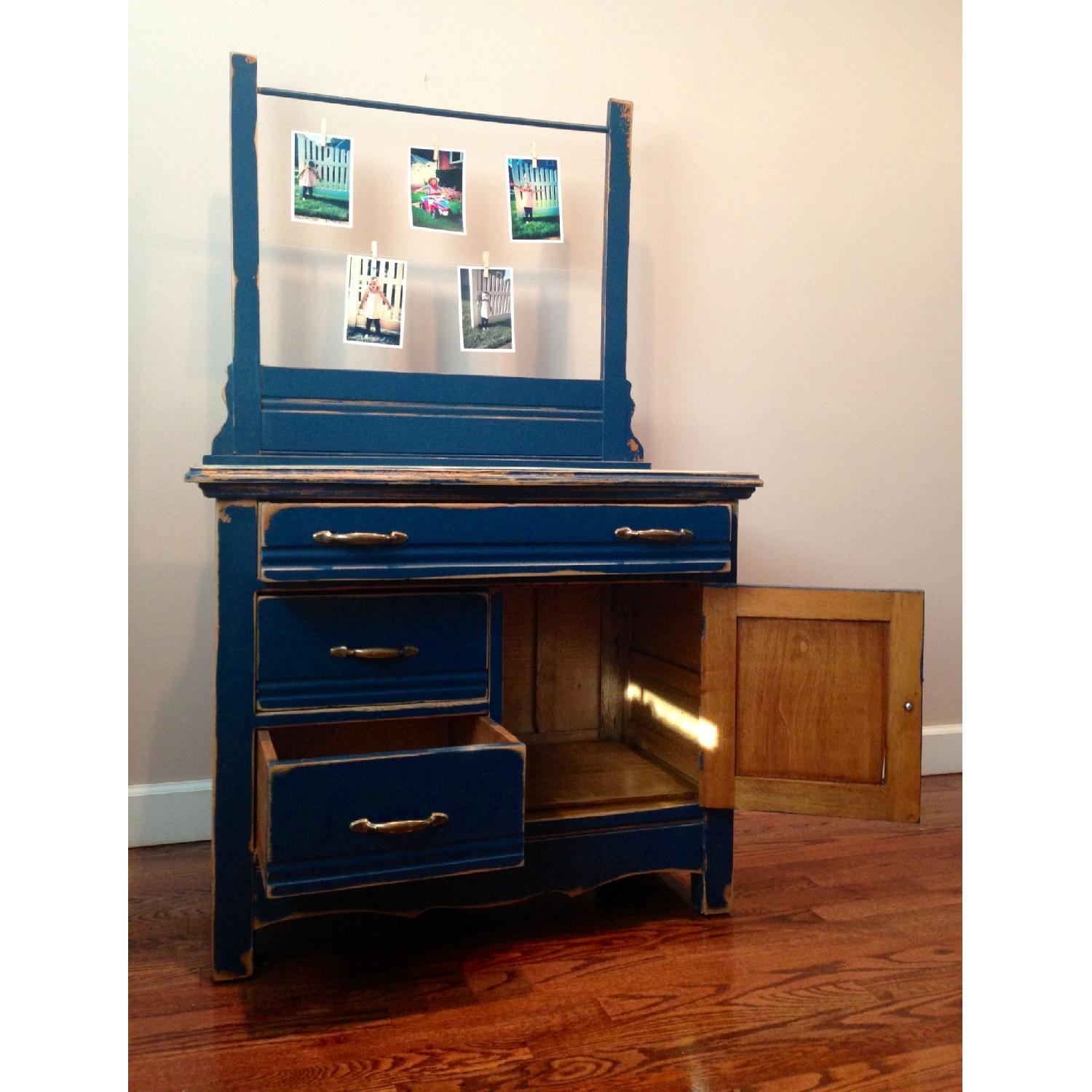Refinished Distressed Old Wash Stand - image-5