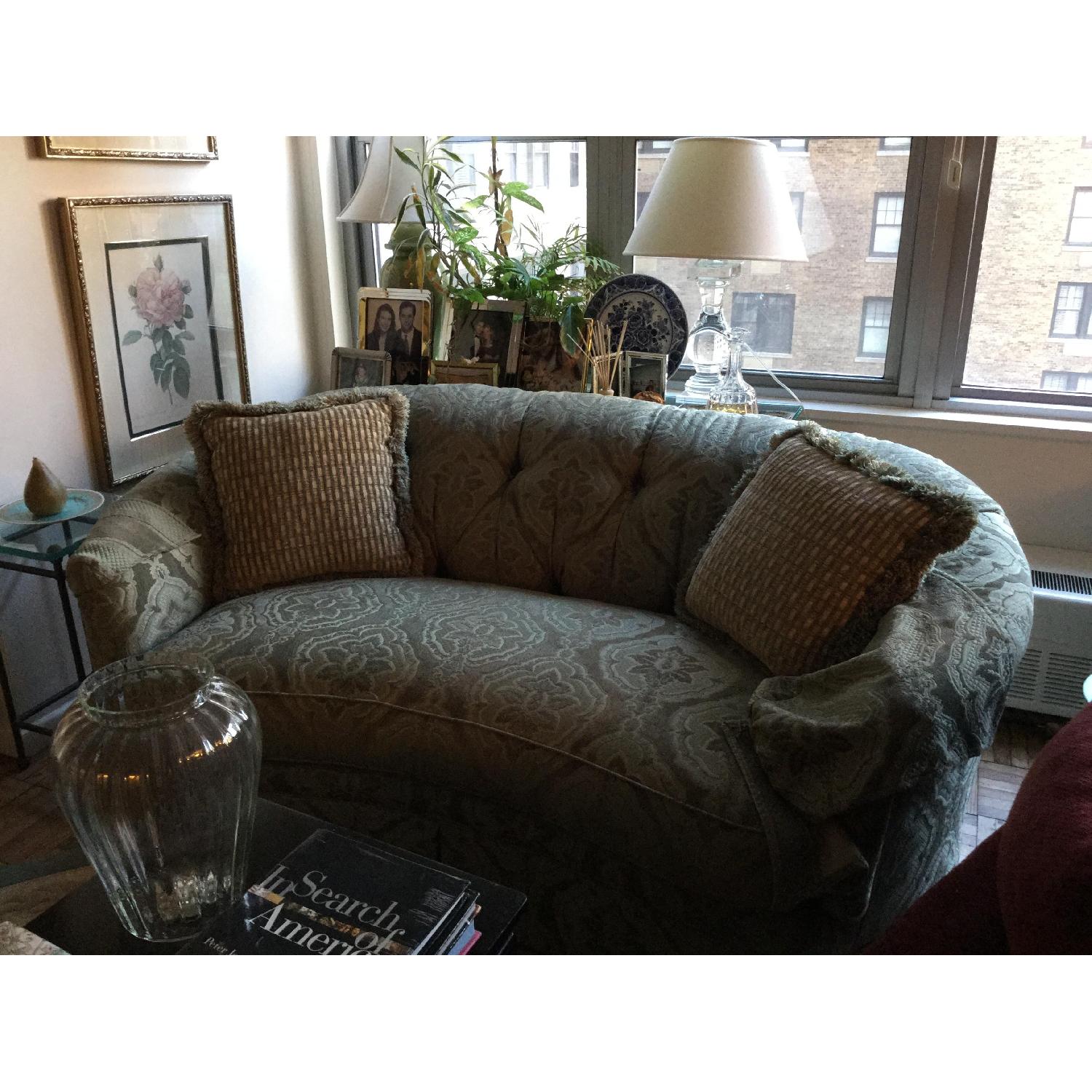 Seminole Silk Tufted Loveseat - image-1