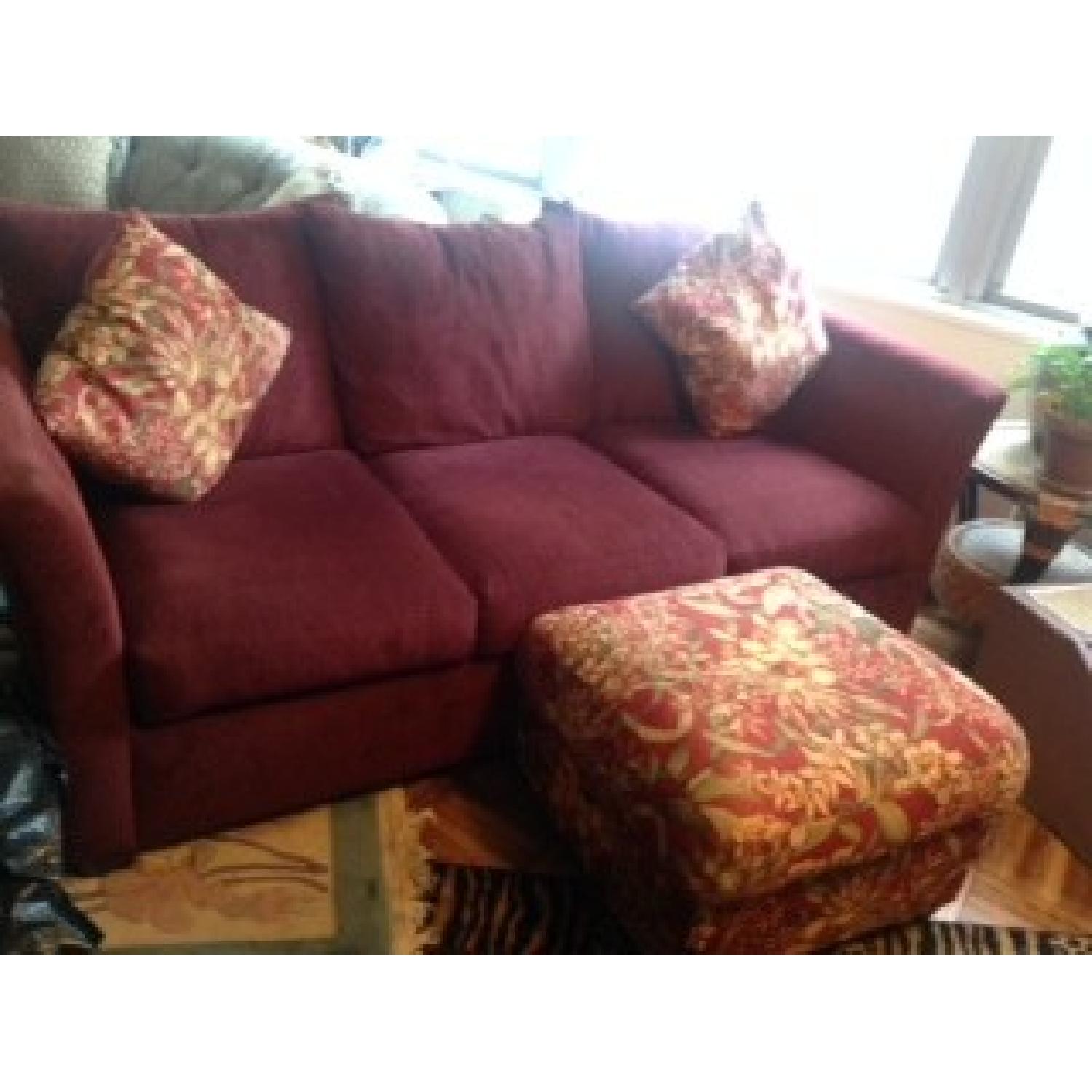 Seminole Queen Size Sleeper Sofa w/ Ottoman - image-1