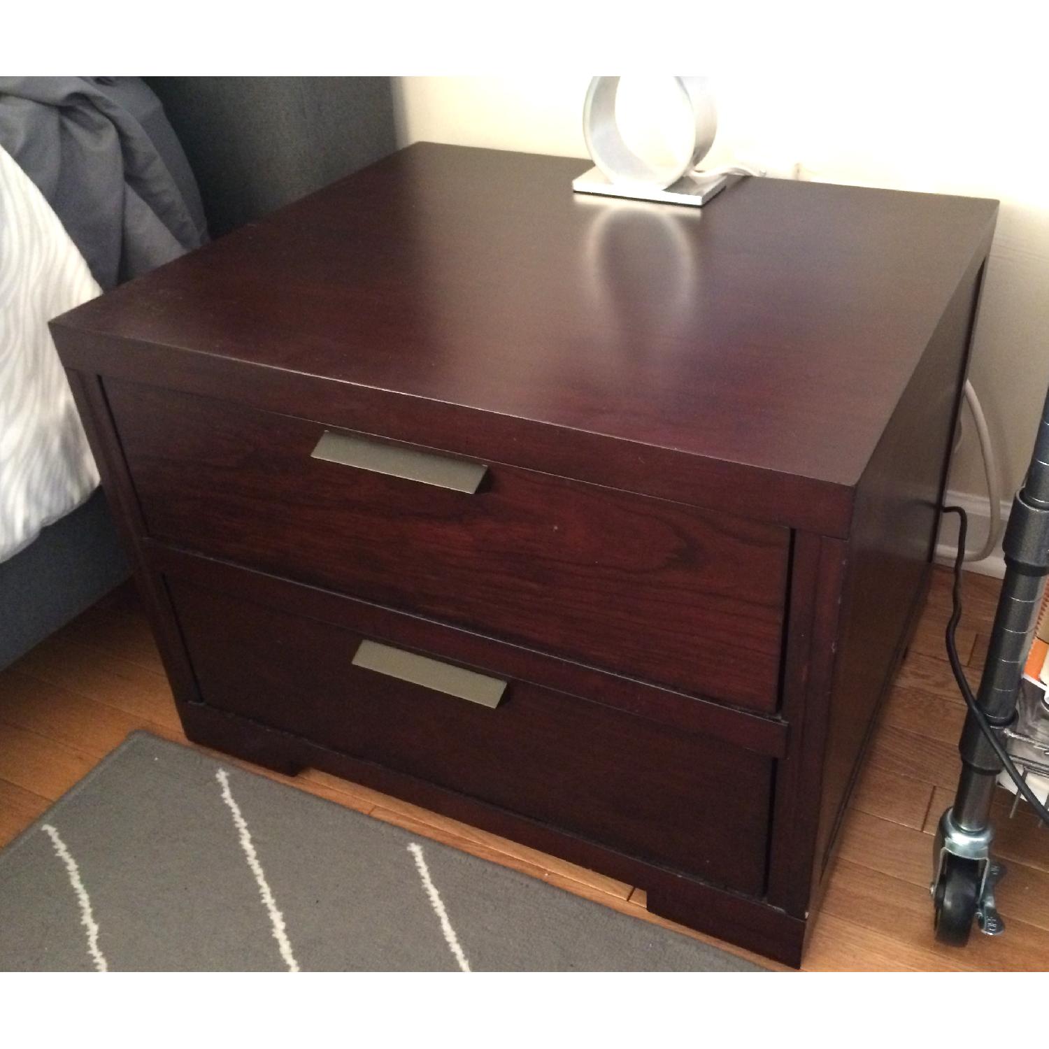 Crate & Barrel Pair of Asher Nightstands - Pair - image-1
