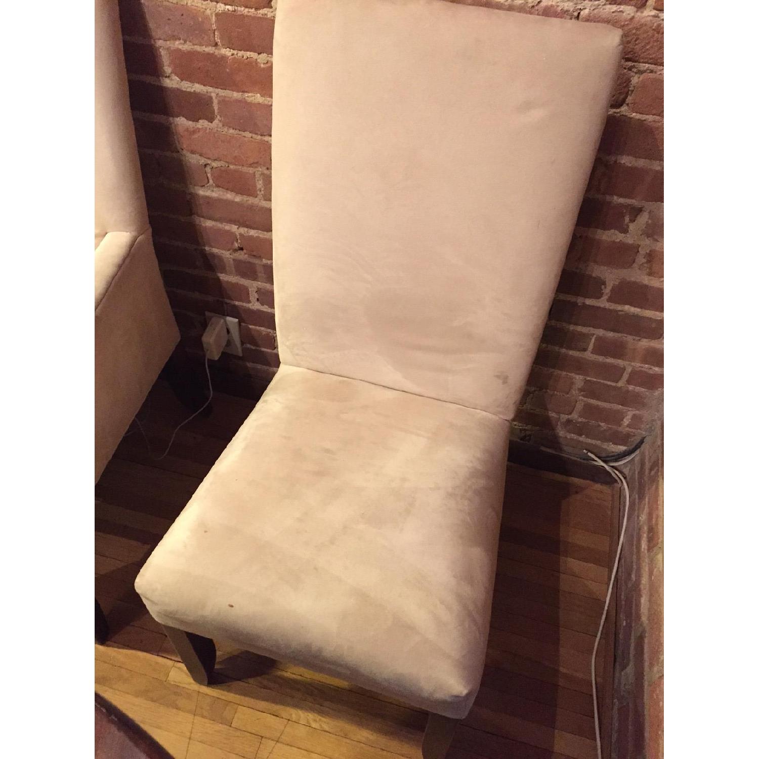 Pottery Barn Tivoli Expandable Pedestal Dining Table w/ 4 Maurice Vallency Chairs - image-7