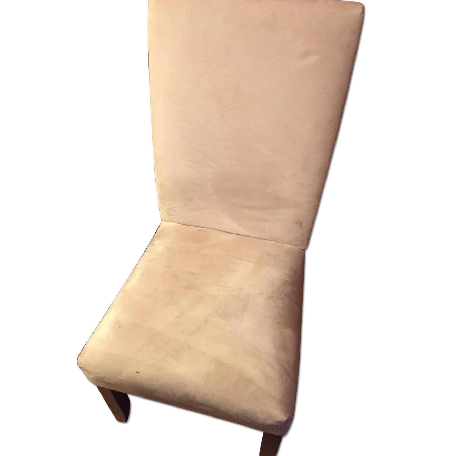 Pottery Barn Tivoli Expandable Pedestal Dining Table w/ 4 Maurice Vallency Chairs - image-9