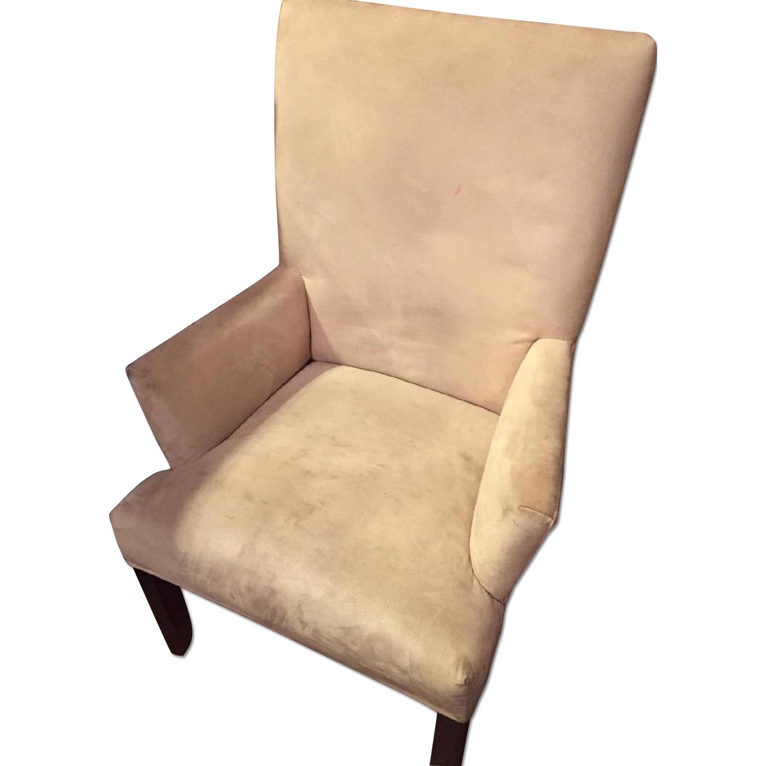 Pottery Barn Tivoli Expandable Pedestal Dining Table w/ 4 Maurice Vallency Chairs - image-10