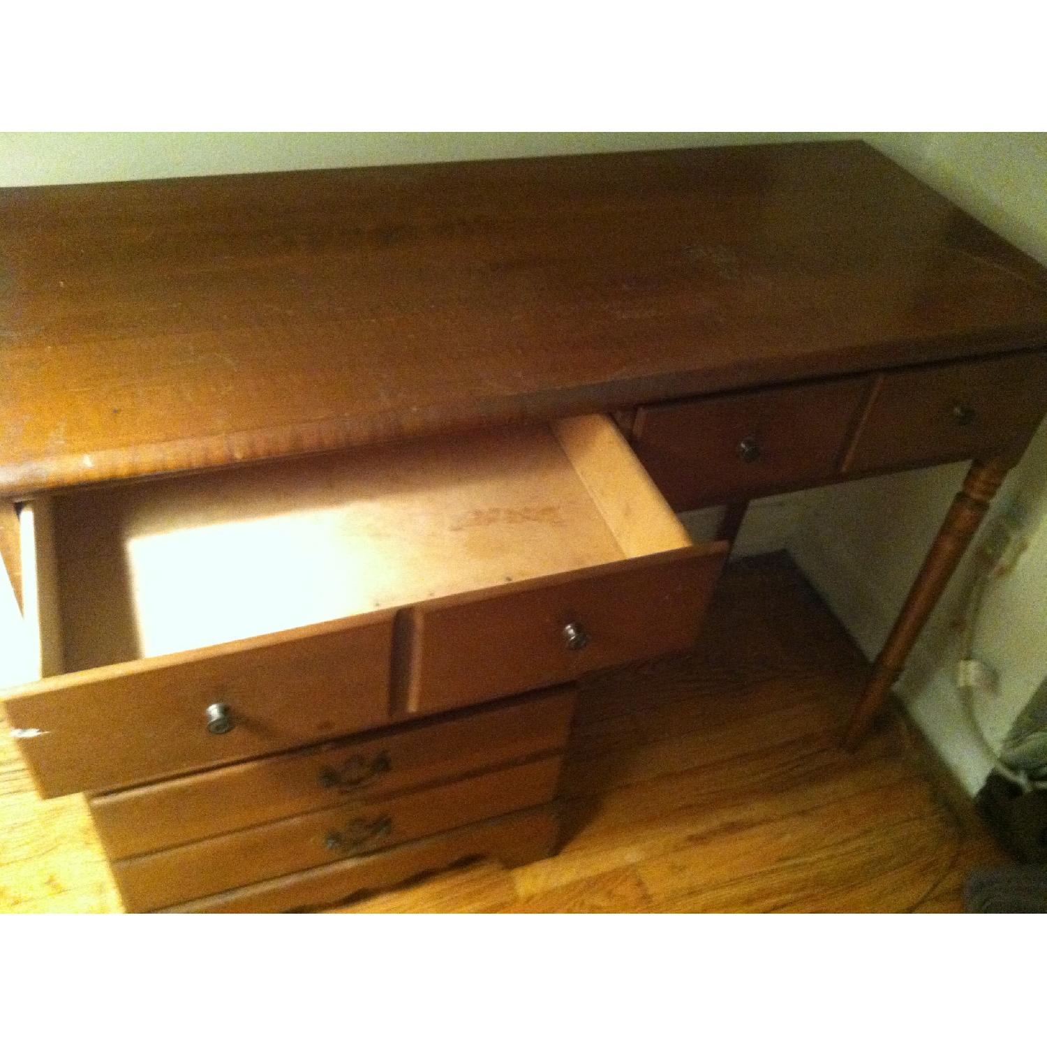 Vintage Wood Desk/Vanity - image-3