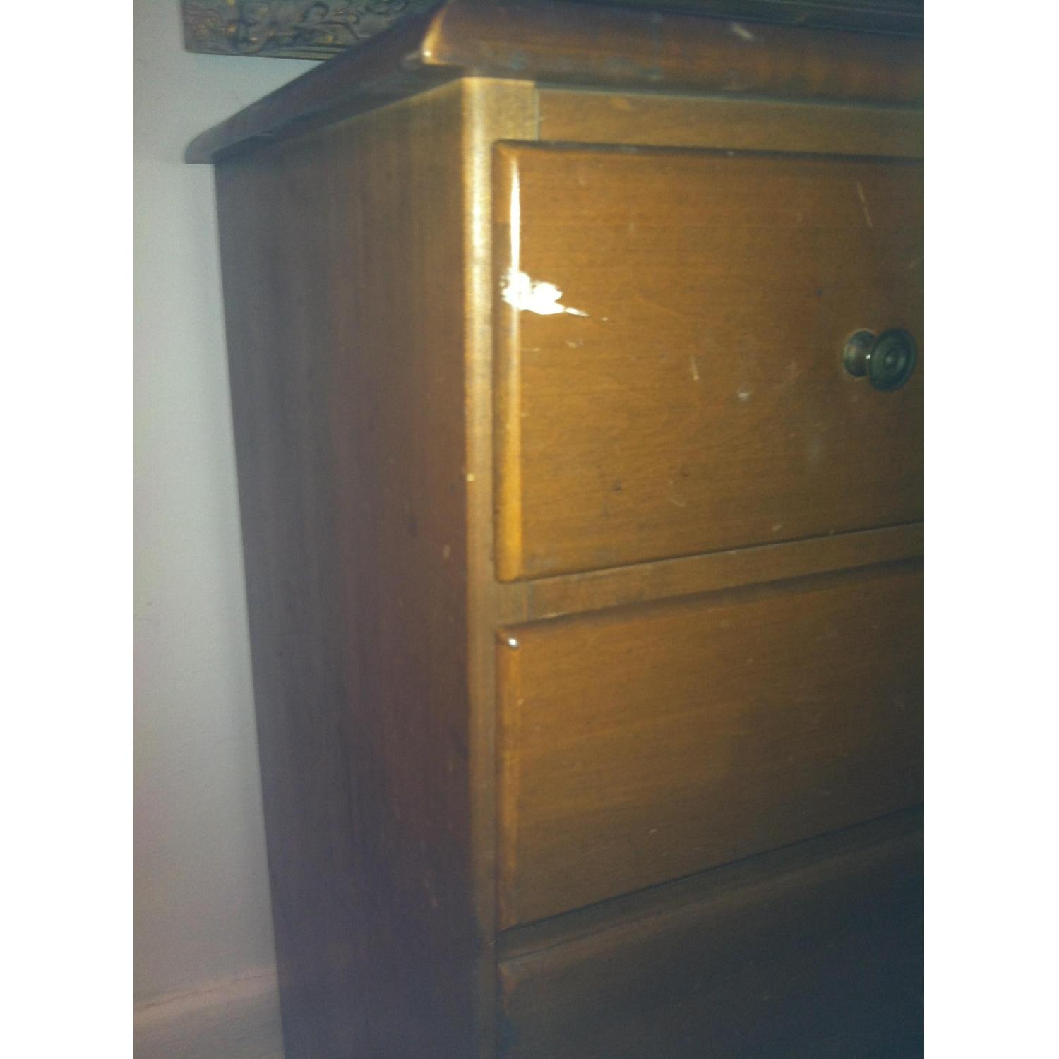 Vintage Wood Desk/Vanity - image-8
