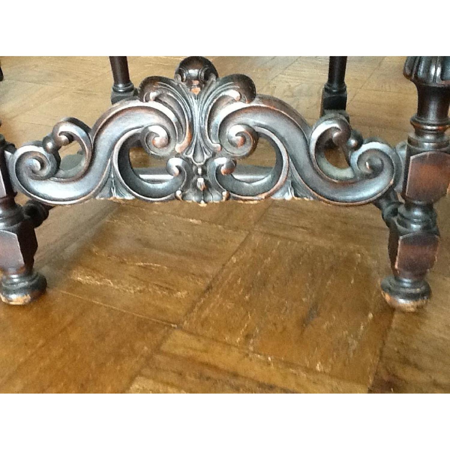 William and Mary Antique Carved Chairs - Set of 2 - image-5