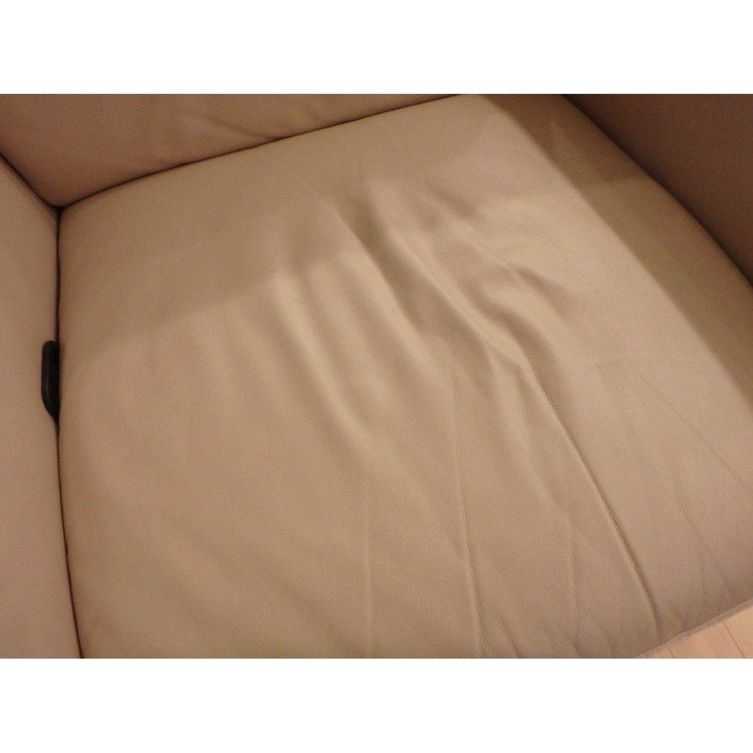 Natuzzi Leather Recliner Armchair - image-9