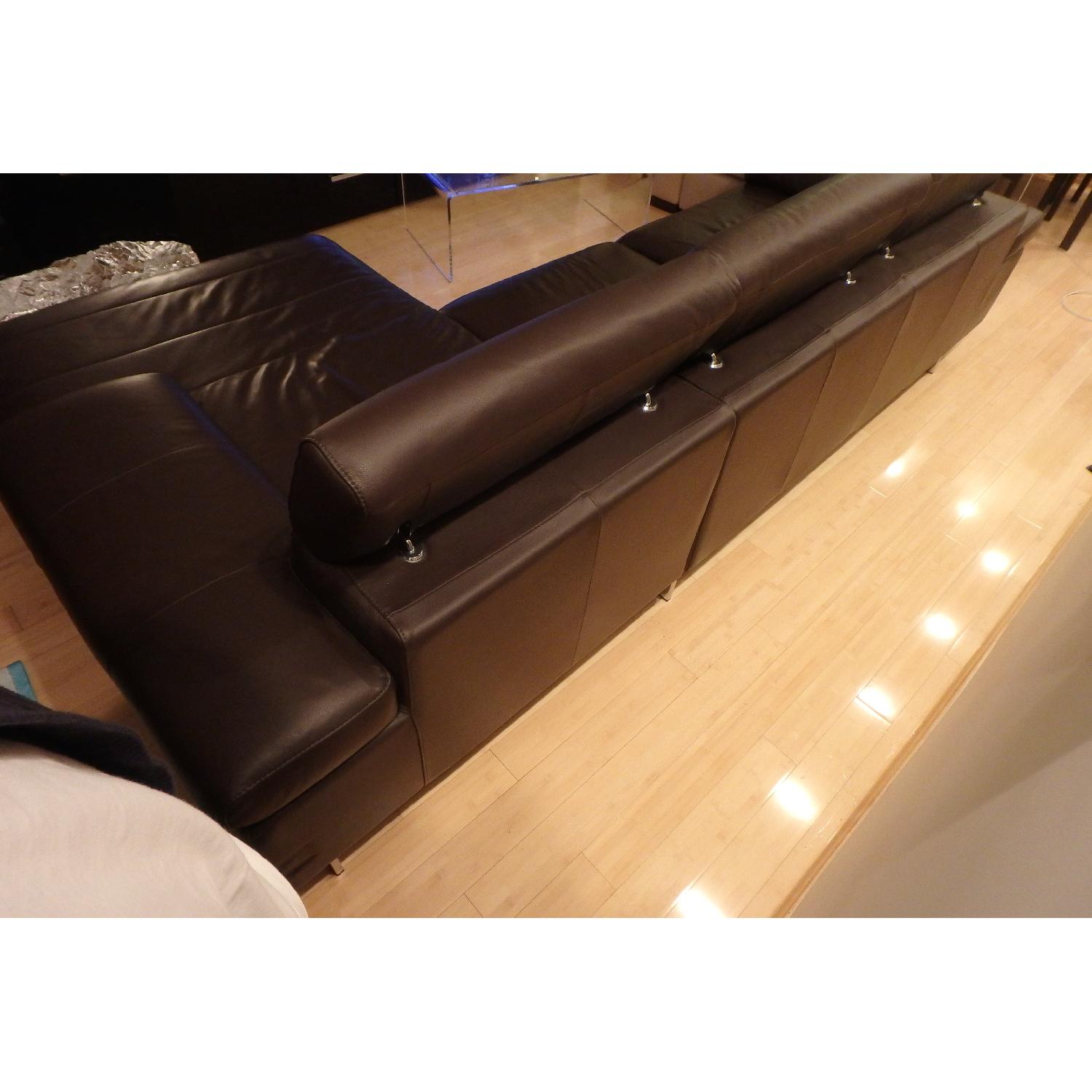 Natuzzi Leather Sectional - image-10