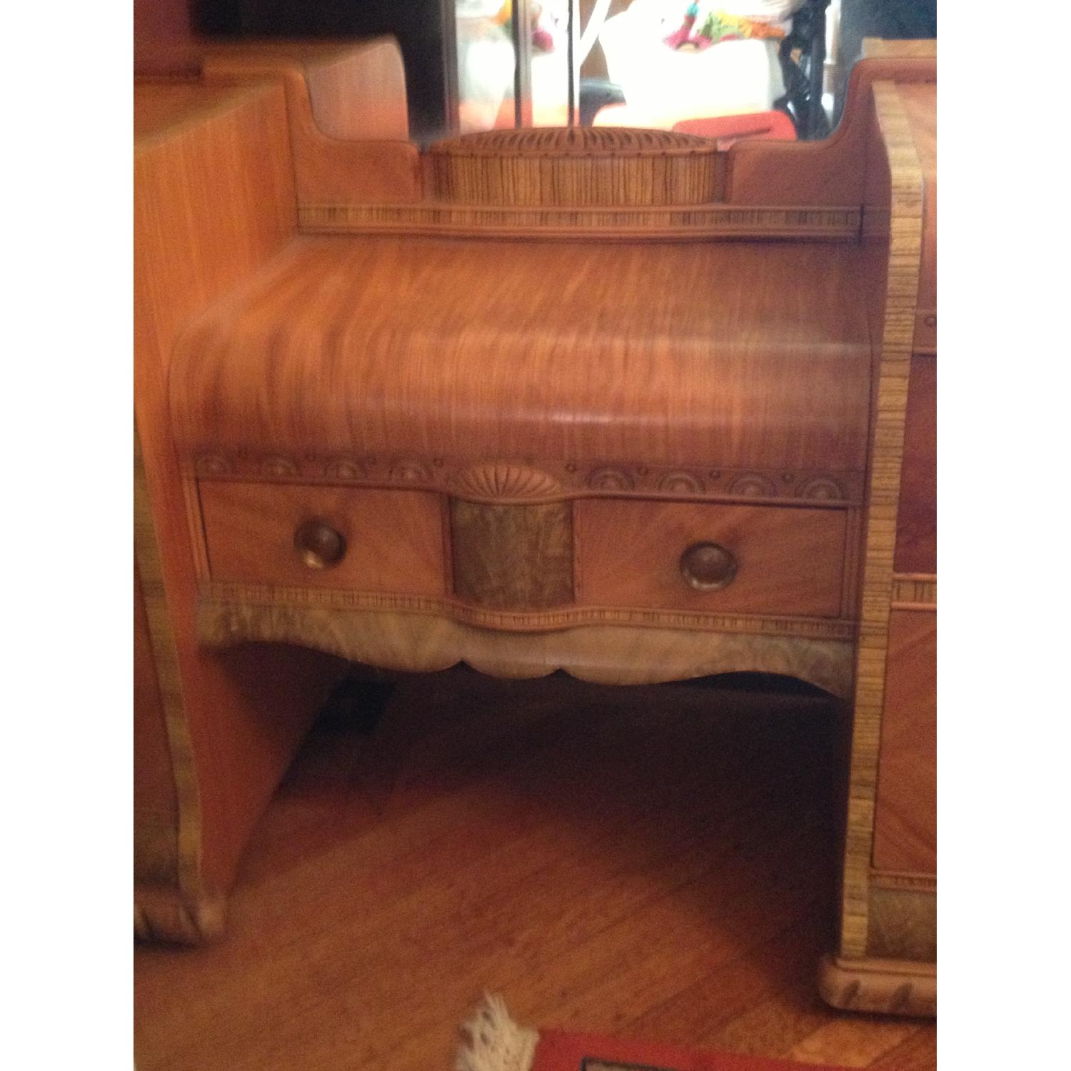 3 Piece Art Deco Waterfall Bedroom Furniture Set - image-6