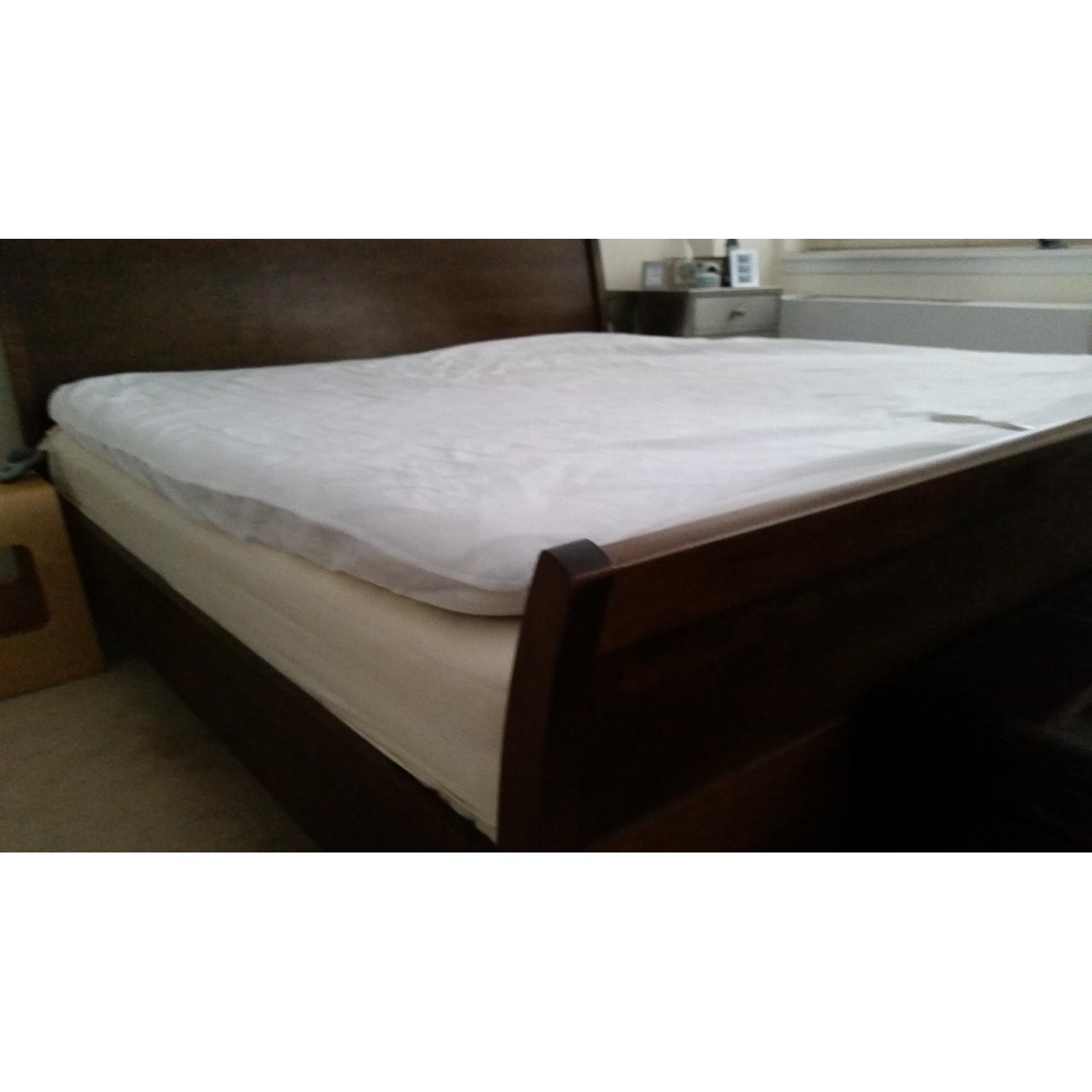 Jensen Lewis King Wooden Sleigh Bed Frame - image-5