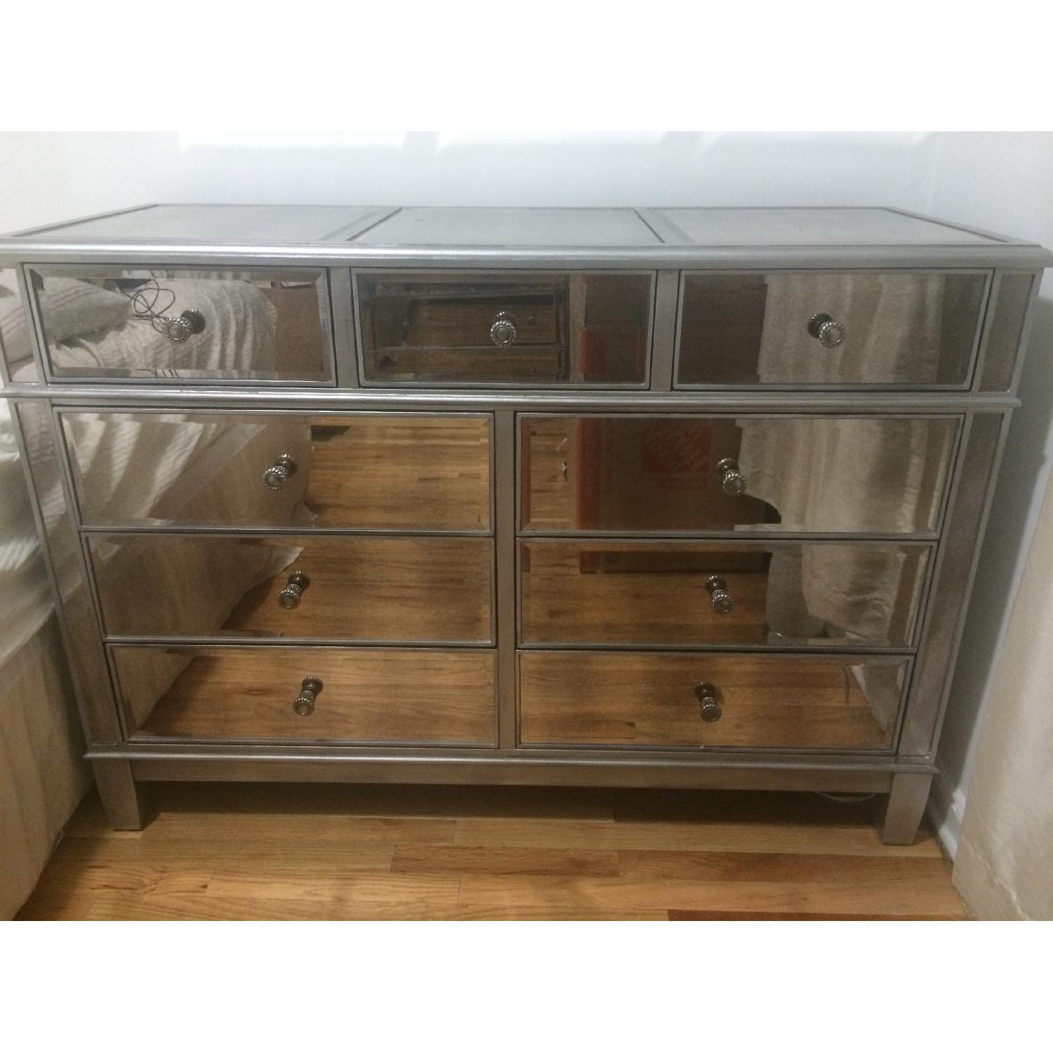 Pier 1 Hayworth Mirrored Dresser - image-1