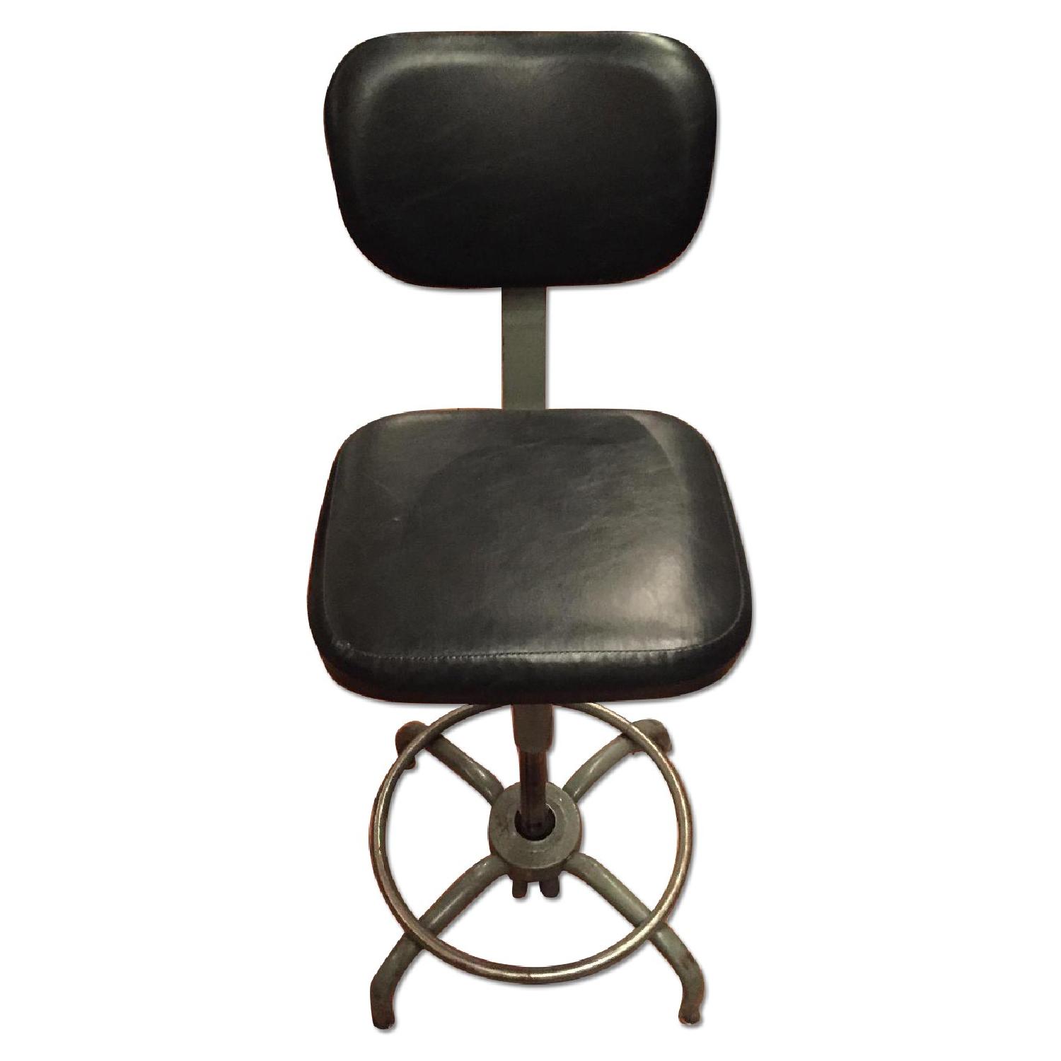 Vinyl Bar Height Chair AptDeco