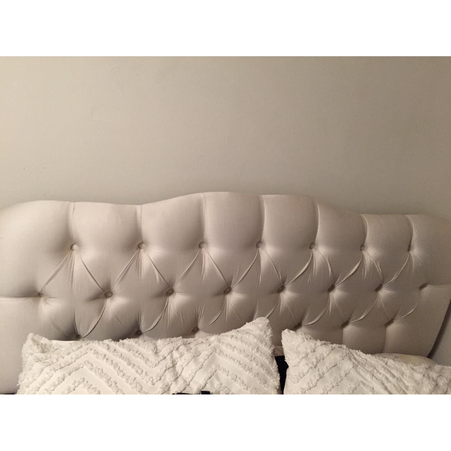 Home Goods Cream Tufted Headboard - image-1