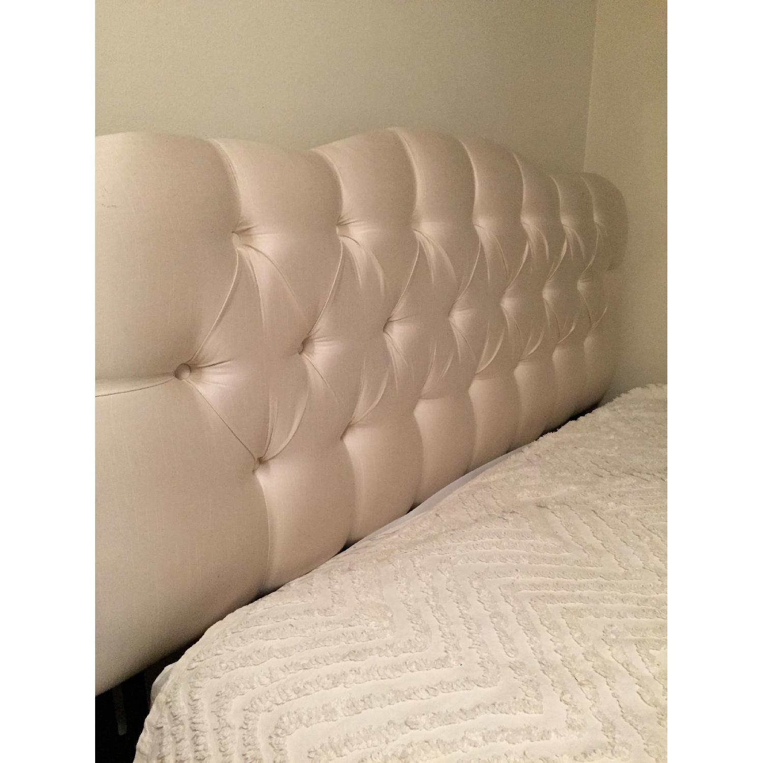 Home Goods Cream Tufted Headboard - image-2
