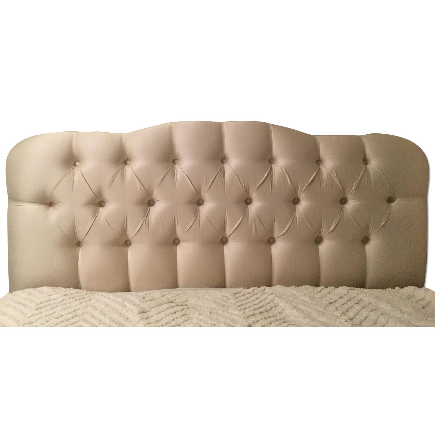 Home Goods Cream Tufted Headboard - image-0