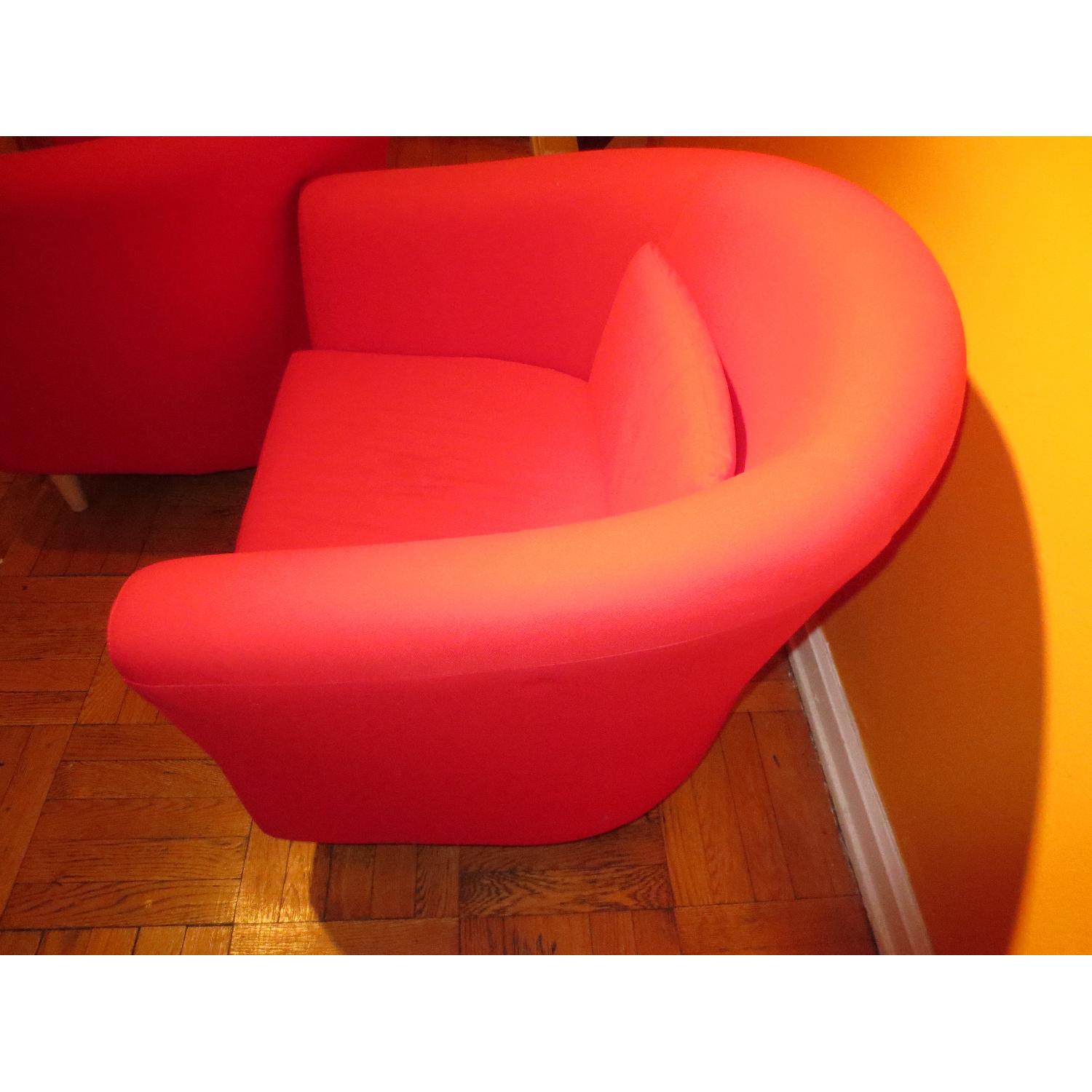 Red Armchairs - Set of 2 - image-6