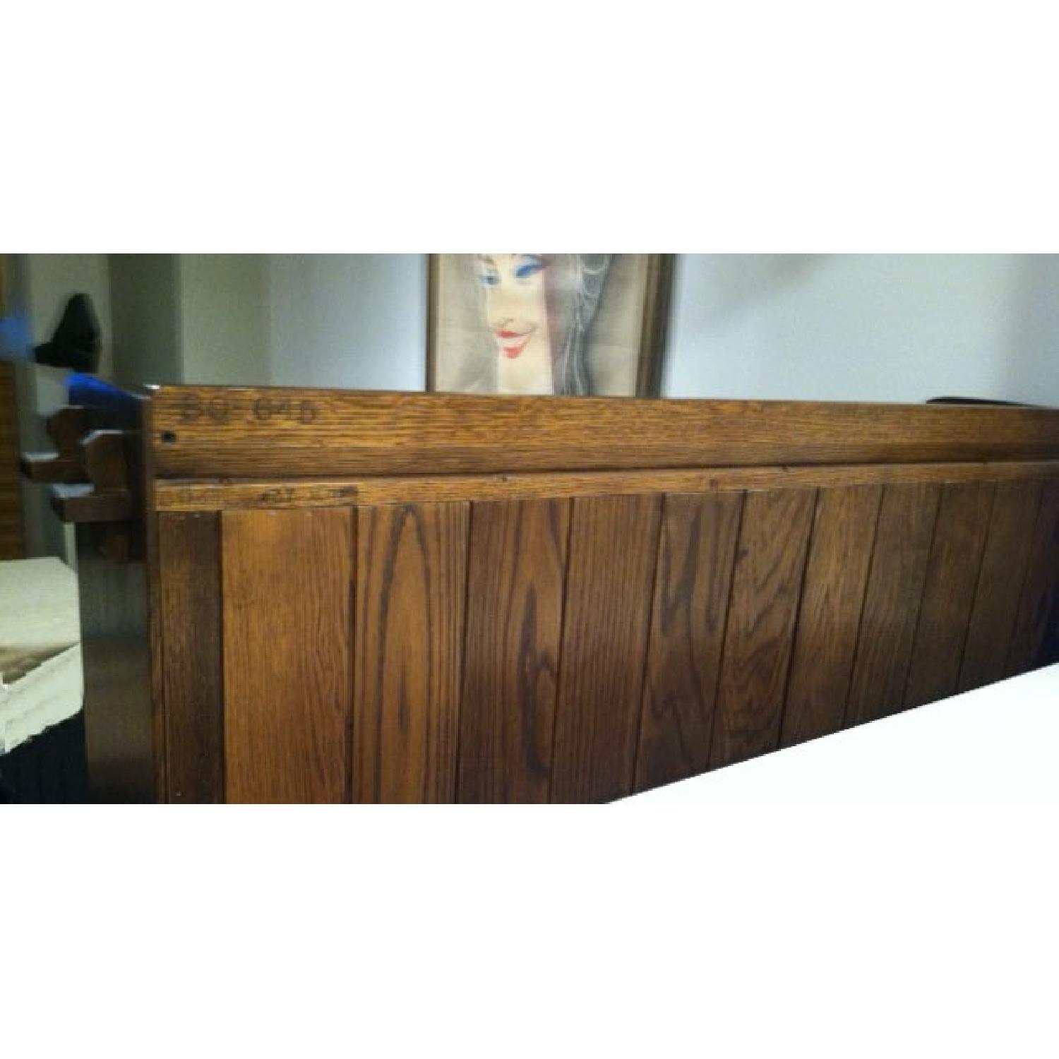 Stickley Double Door Oak Bookcase - image-6